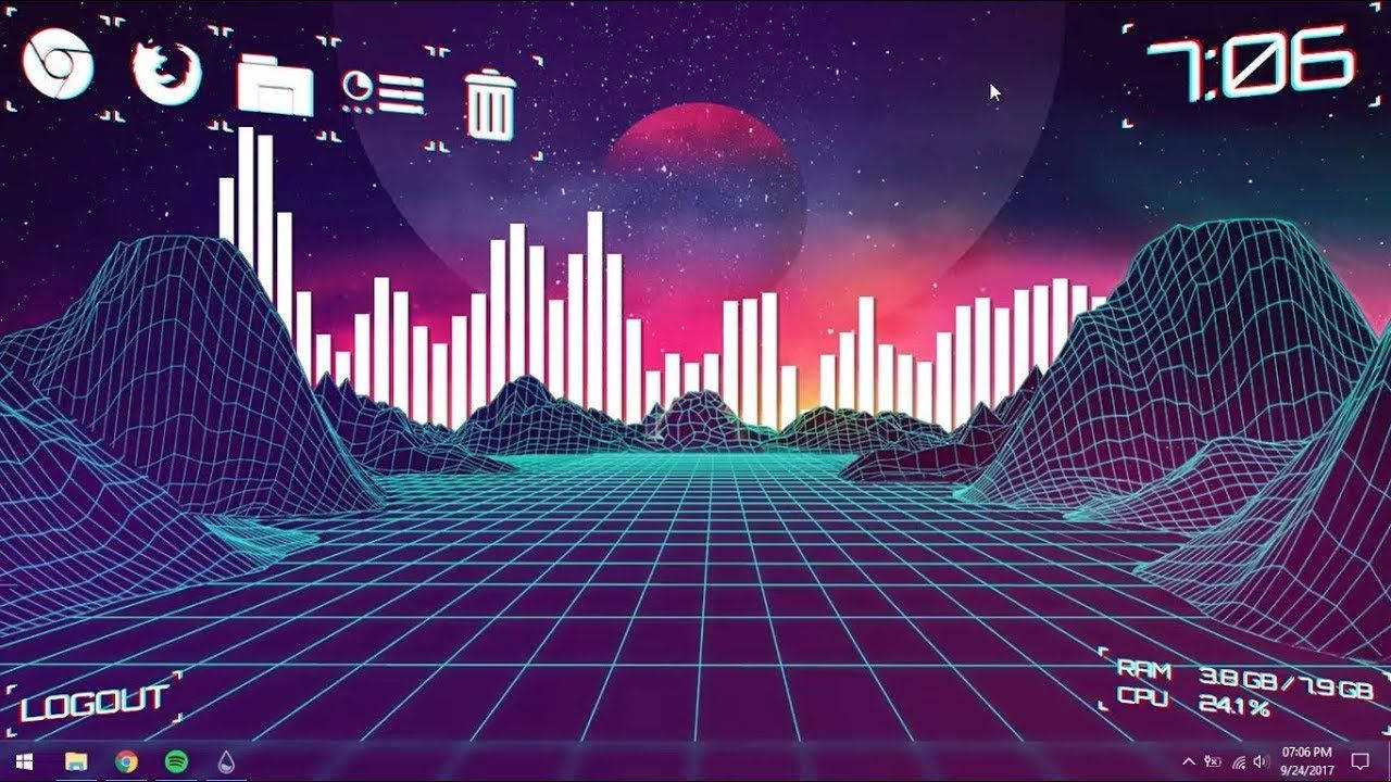 优雅美观的桌面布置 壁纸
