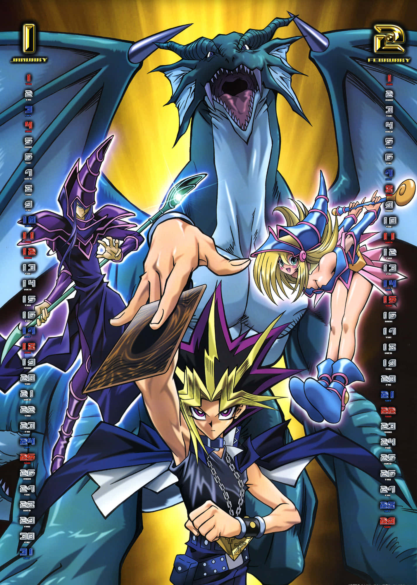传奇《游戏王》黑魔导士行动中 壁纸