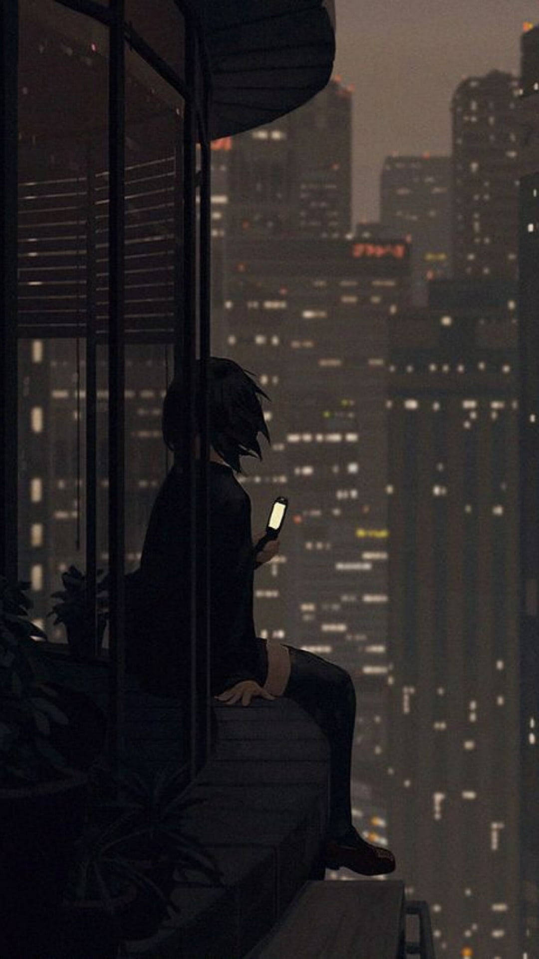 伤感动漫城市灯光美学