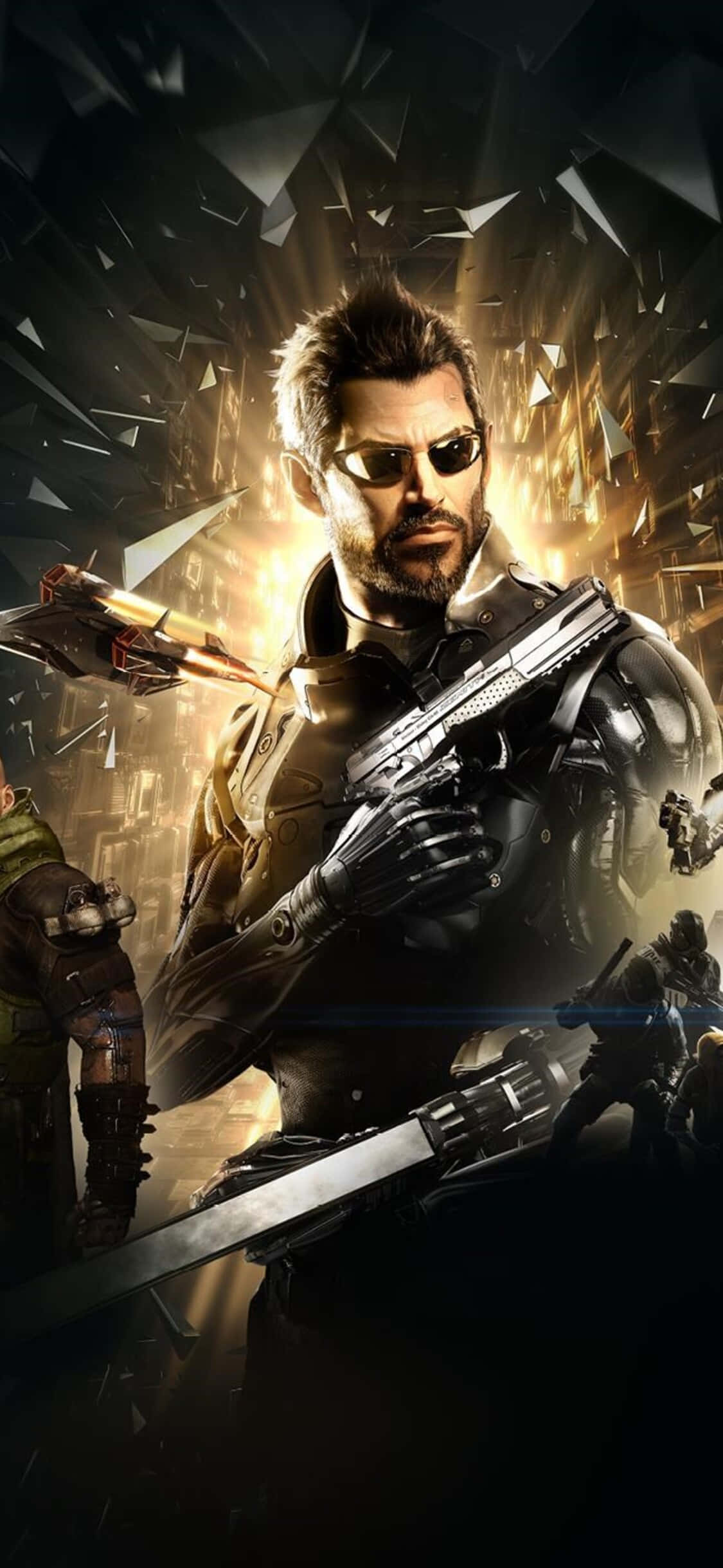 体验Android Deus Ex：人类分裂的史诗故事 壁纸