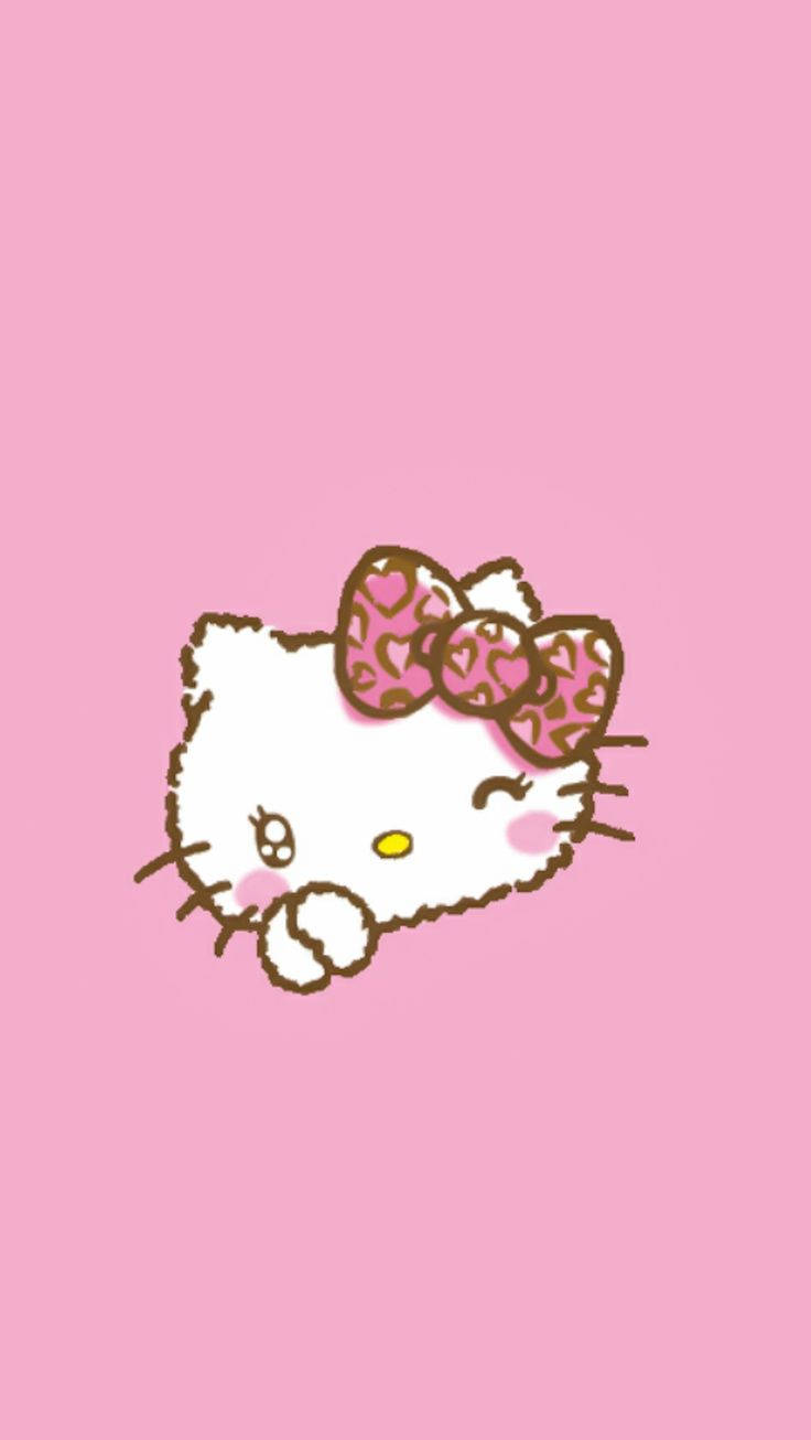 俏皮眨眼Hello Kitty美学 壁纸