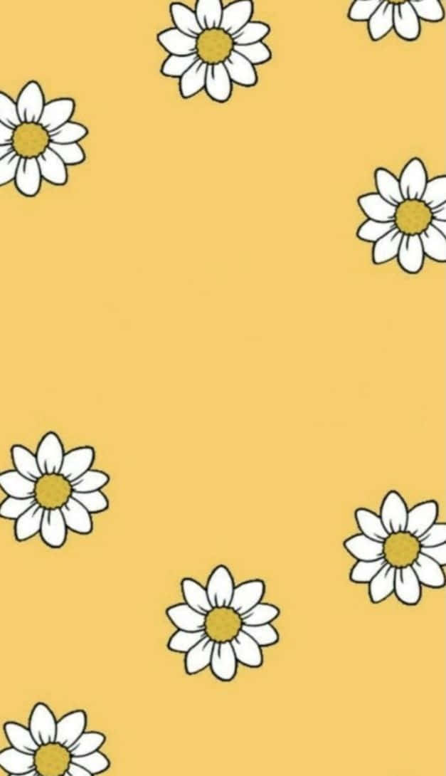 充满活力的黄色天际线散发正能量 壁纸