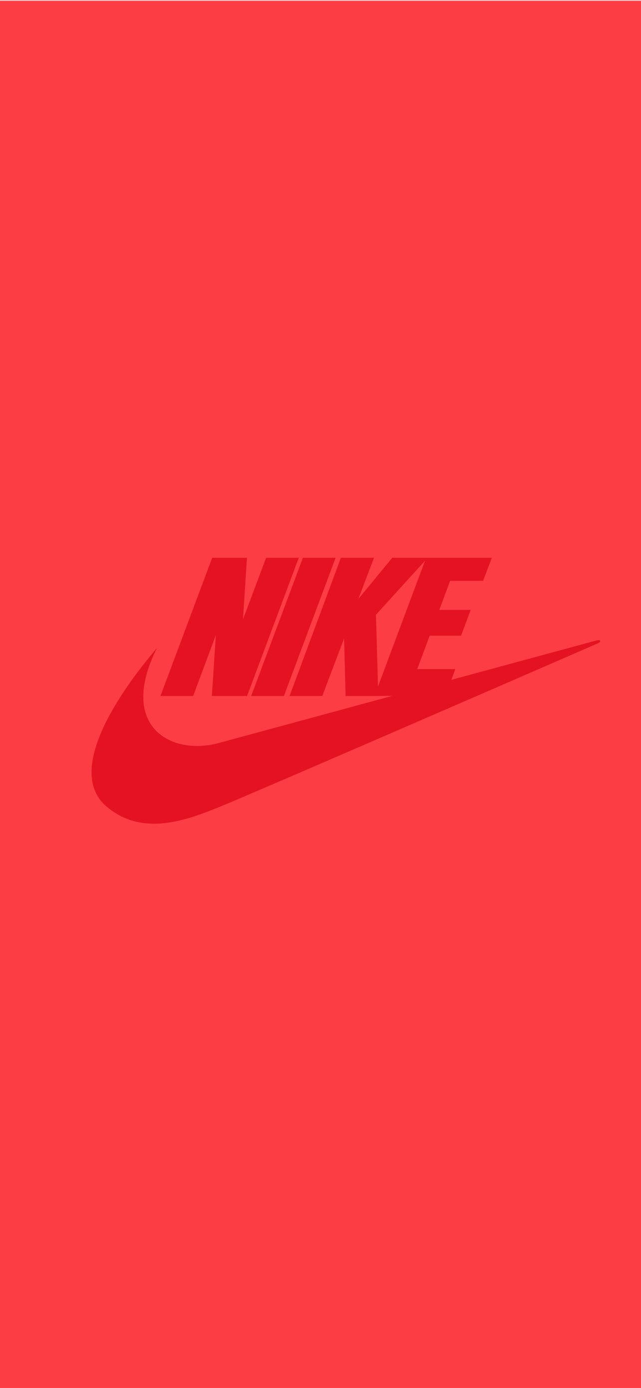 全红 Nike iPhone 壁纸