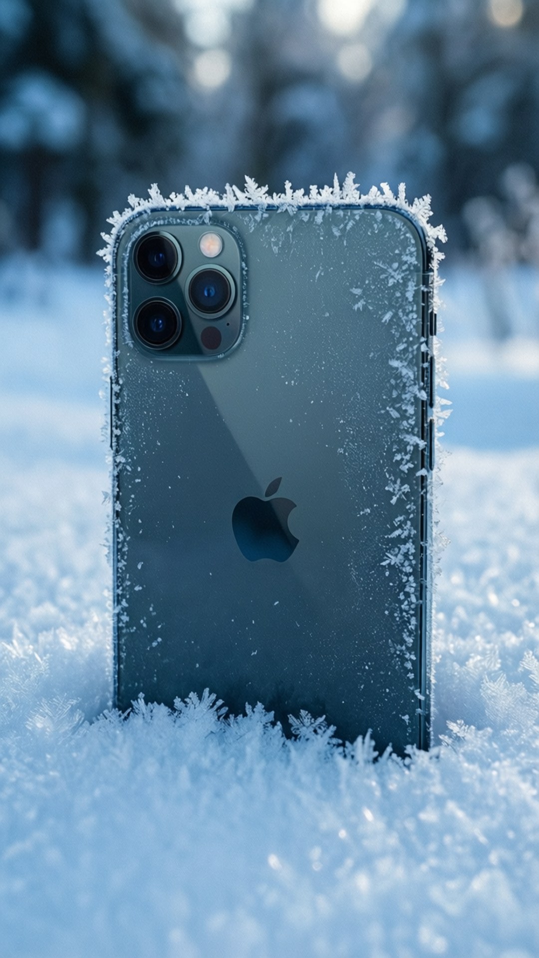 冬日霜雪iPhone 壁纸