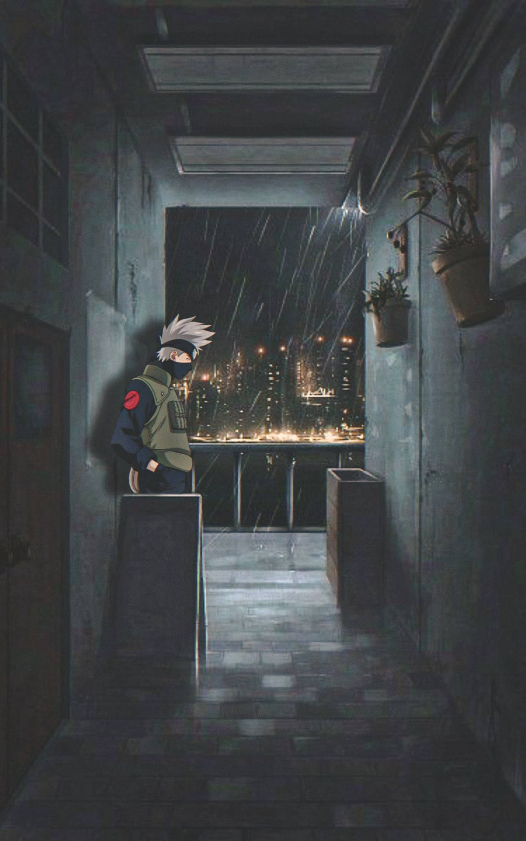 冷静酷炫的卡卡西 壁纸