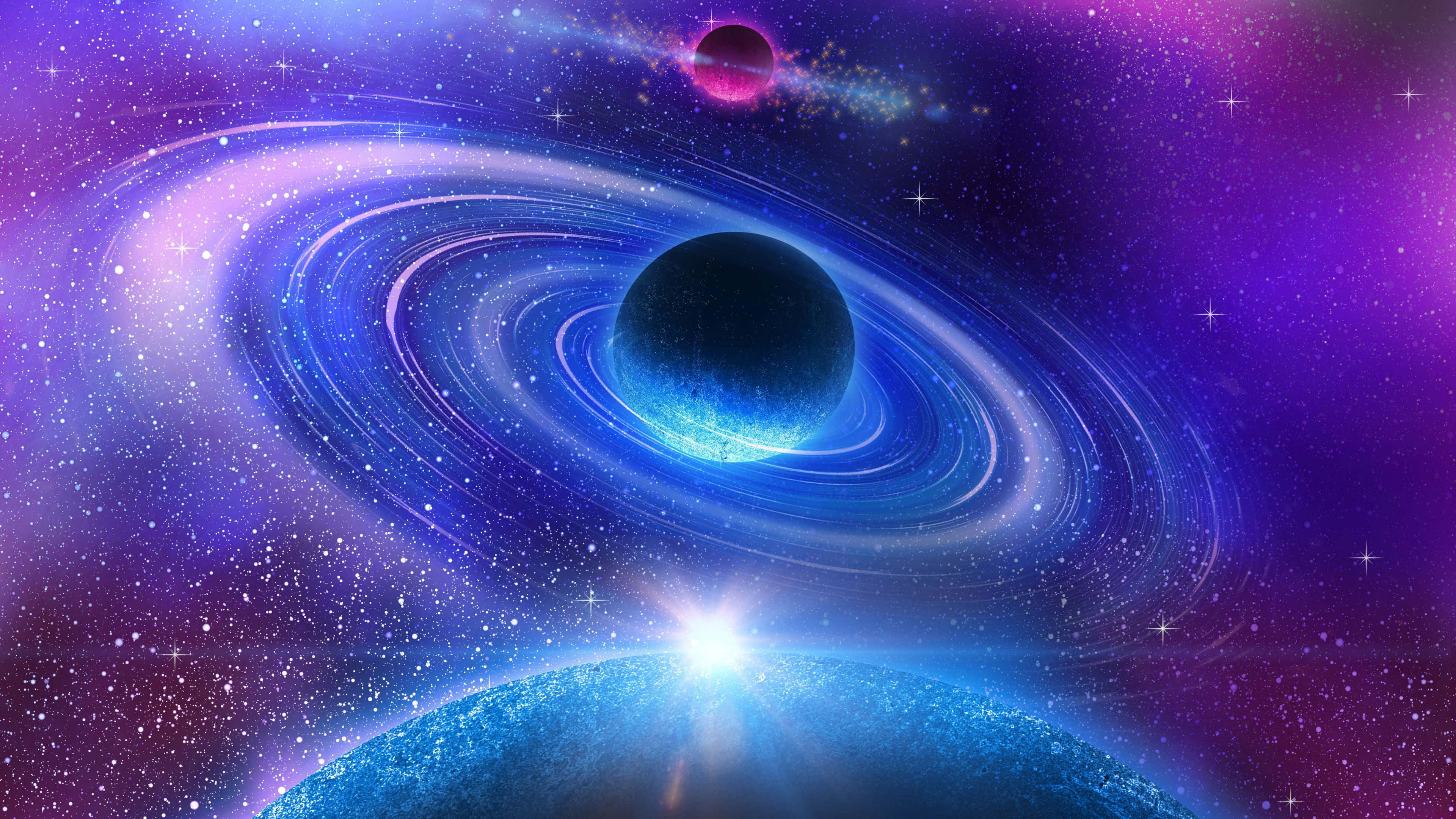凝视深邃太空的迷人美景 壁纸