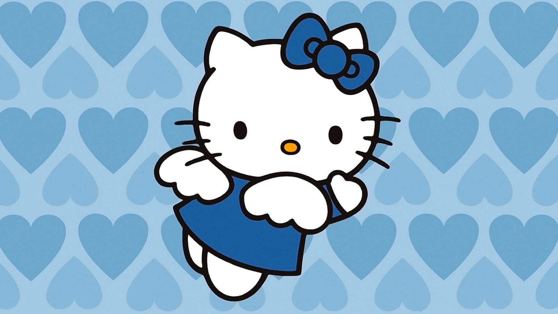 凯蒂猫美学蓝天使 壁纸