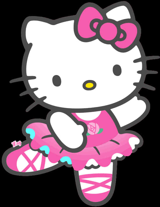 凯蒂猫芭蕾舞姿 壁纸