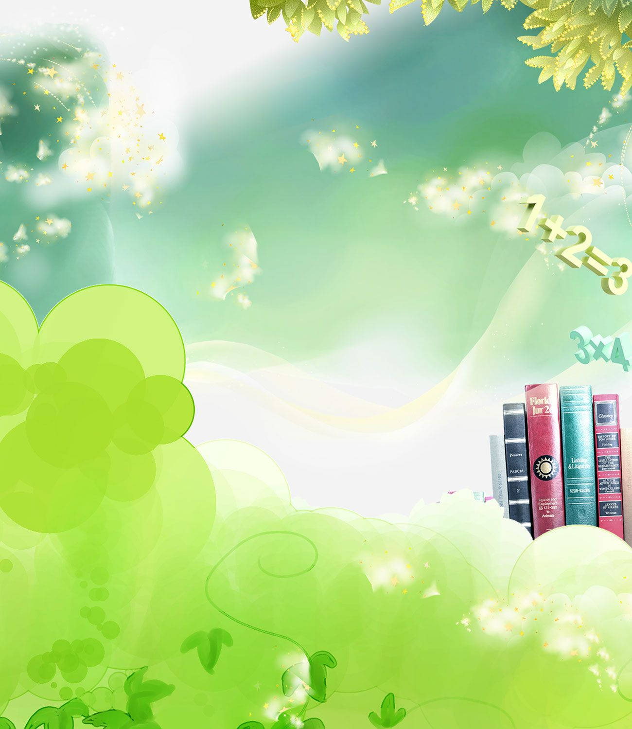创意学校图形 壁纸