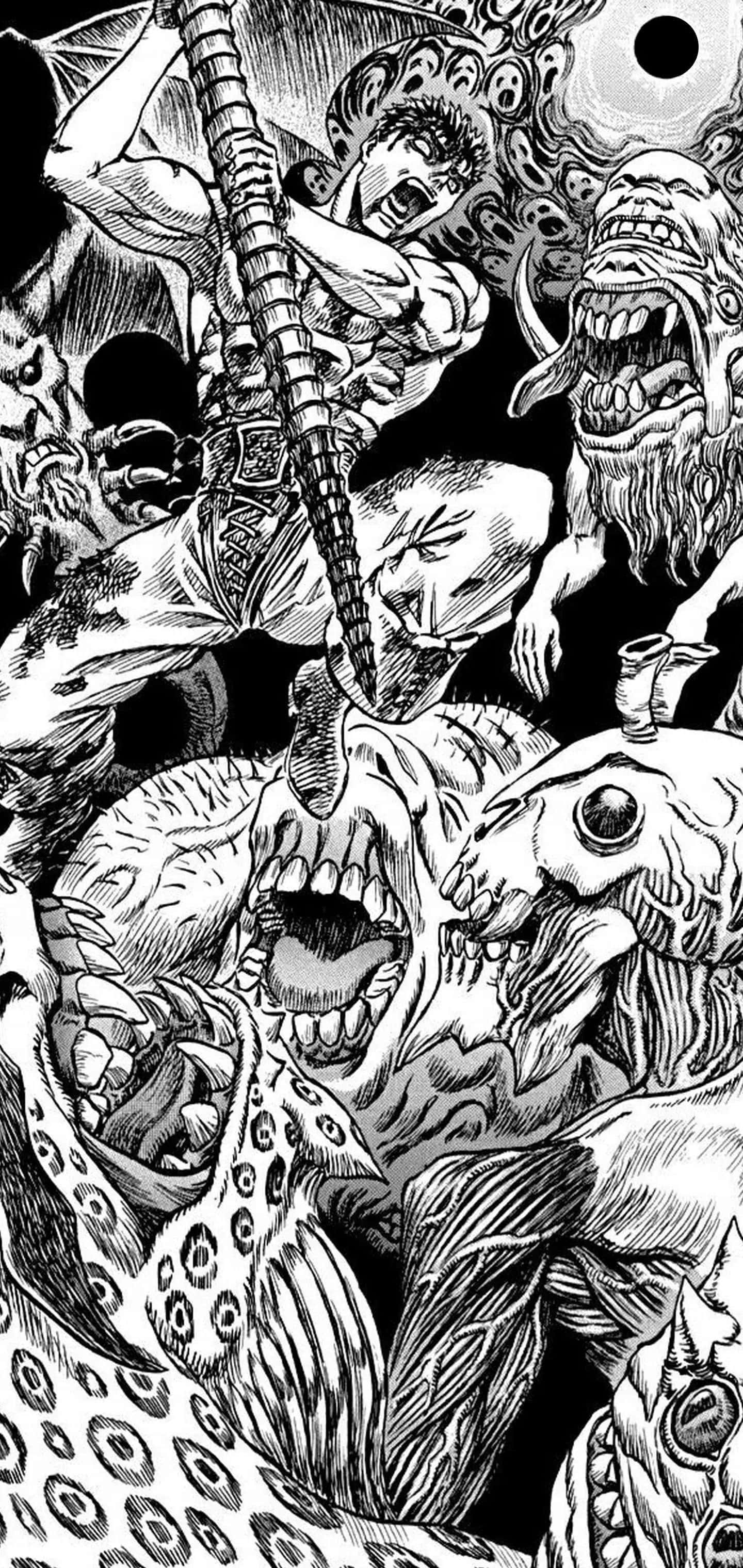《剑风》漫画中的黑色剑士格茨 壁纸