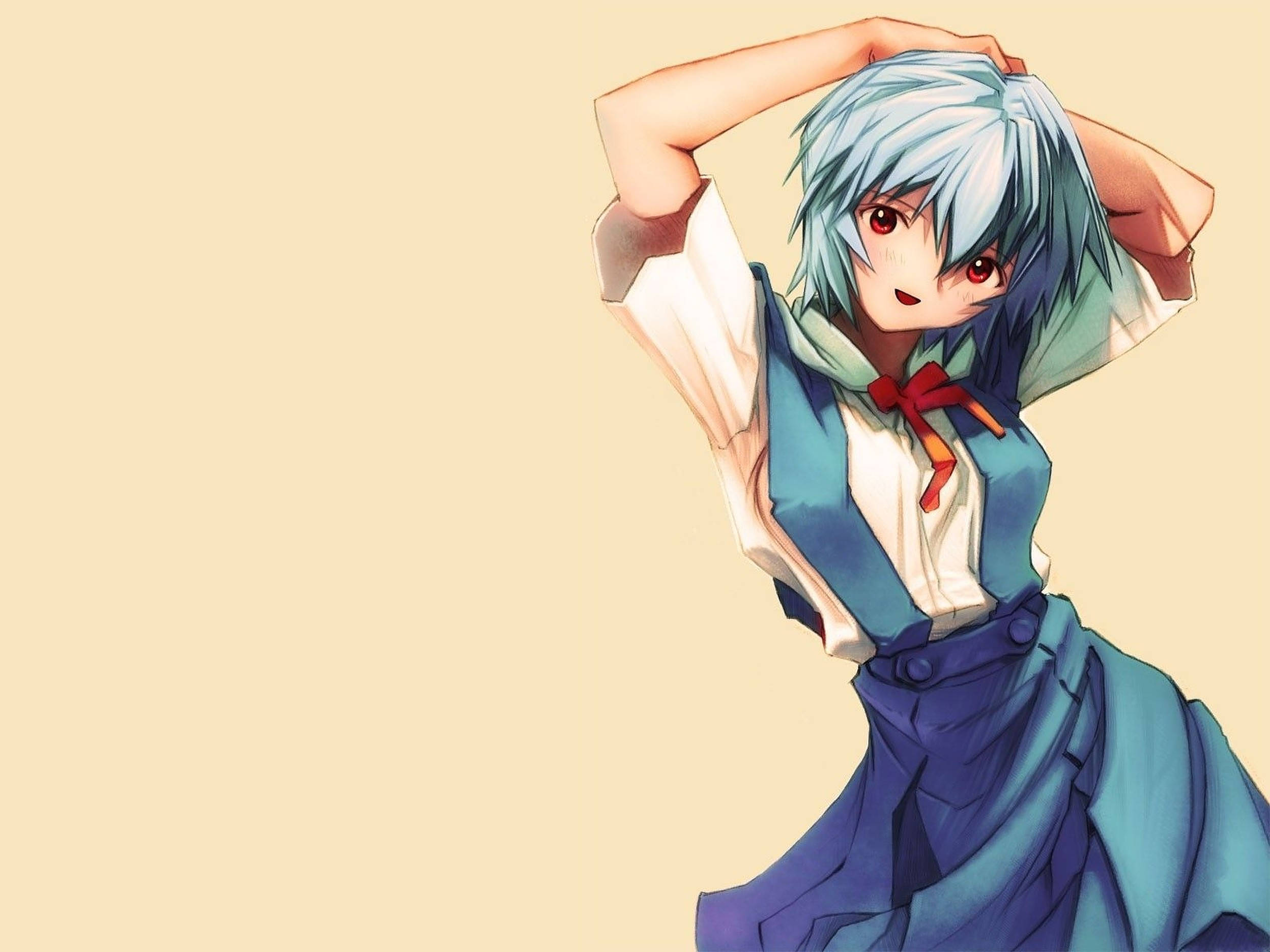动漫《新世纪福音战士》绫波丽舞蹈 壁纸