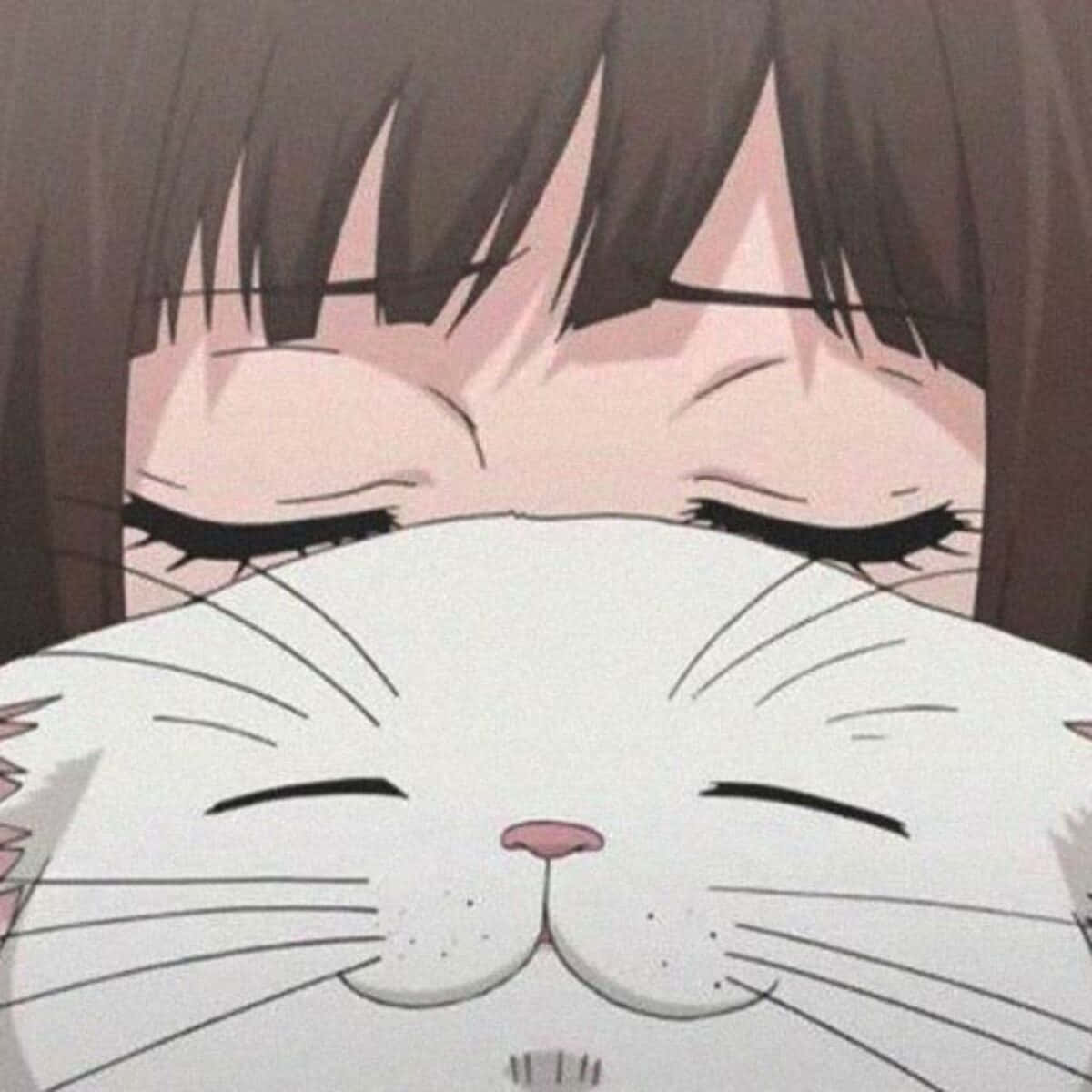 动漫女孩猫猫头像 壁纸