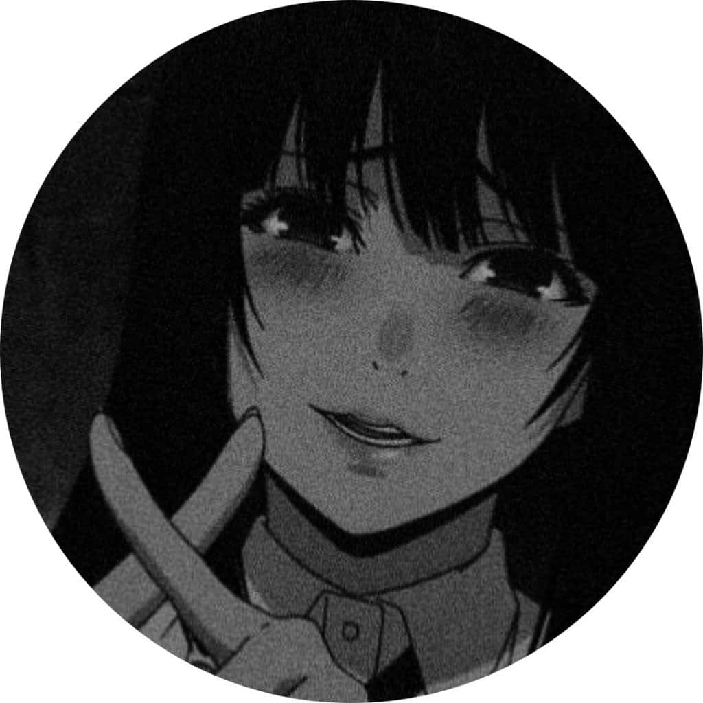 动漫女生黑白头像 壁纸