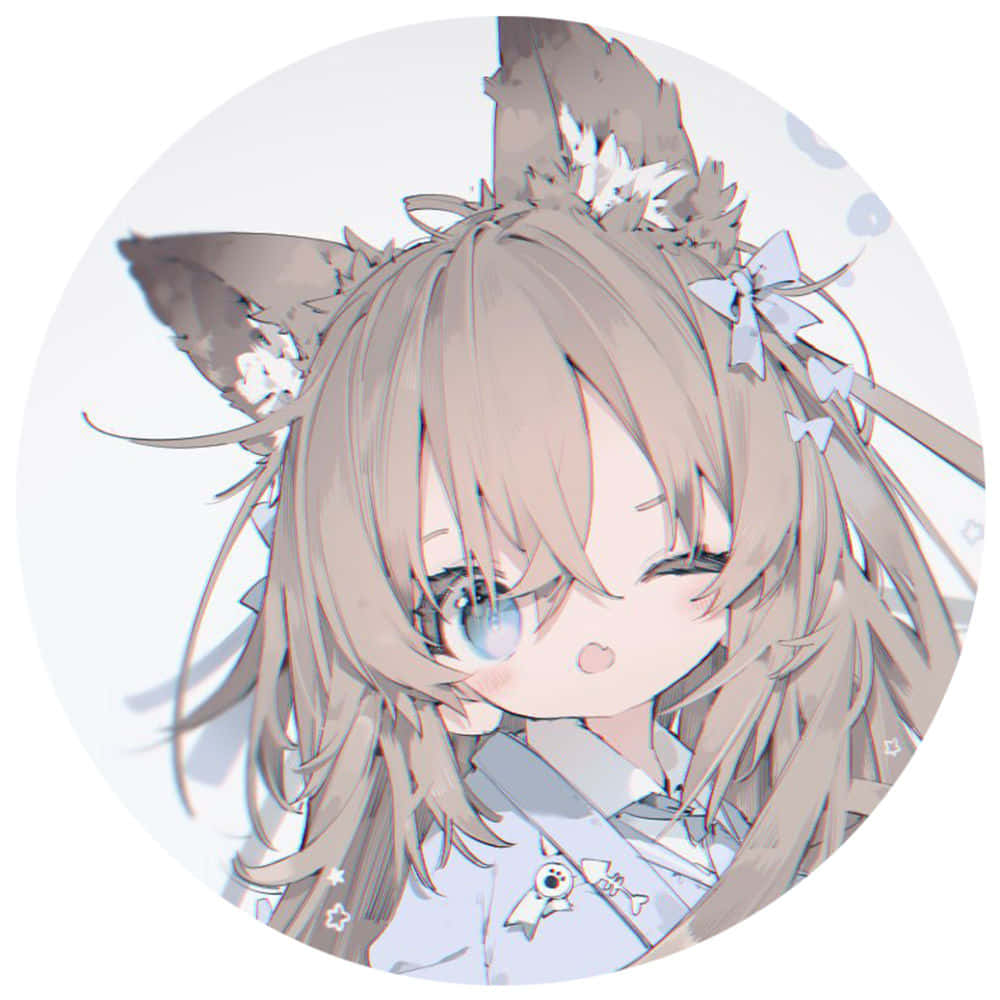 动漫少女毛耳头像 壁纸