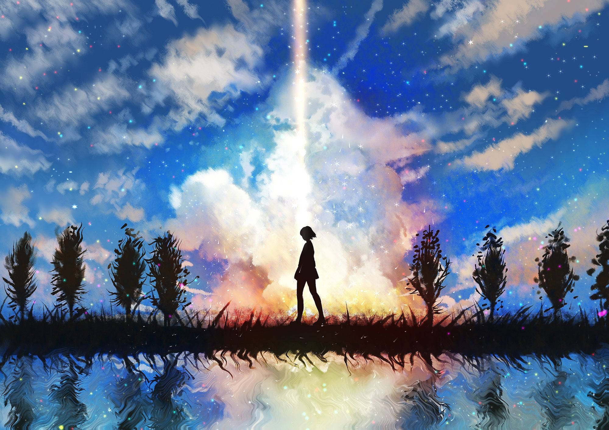 动漫星空天际 壁纸