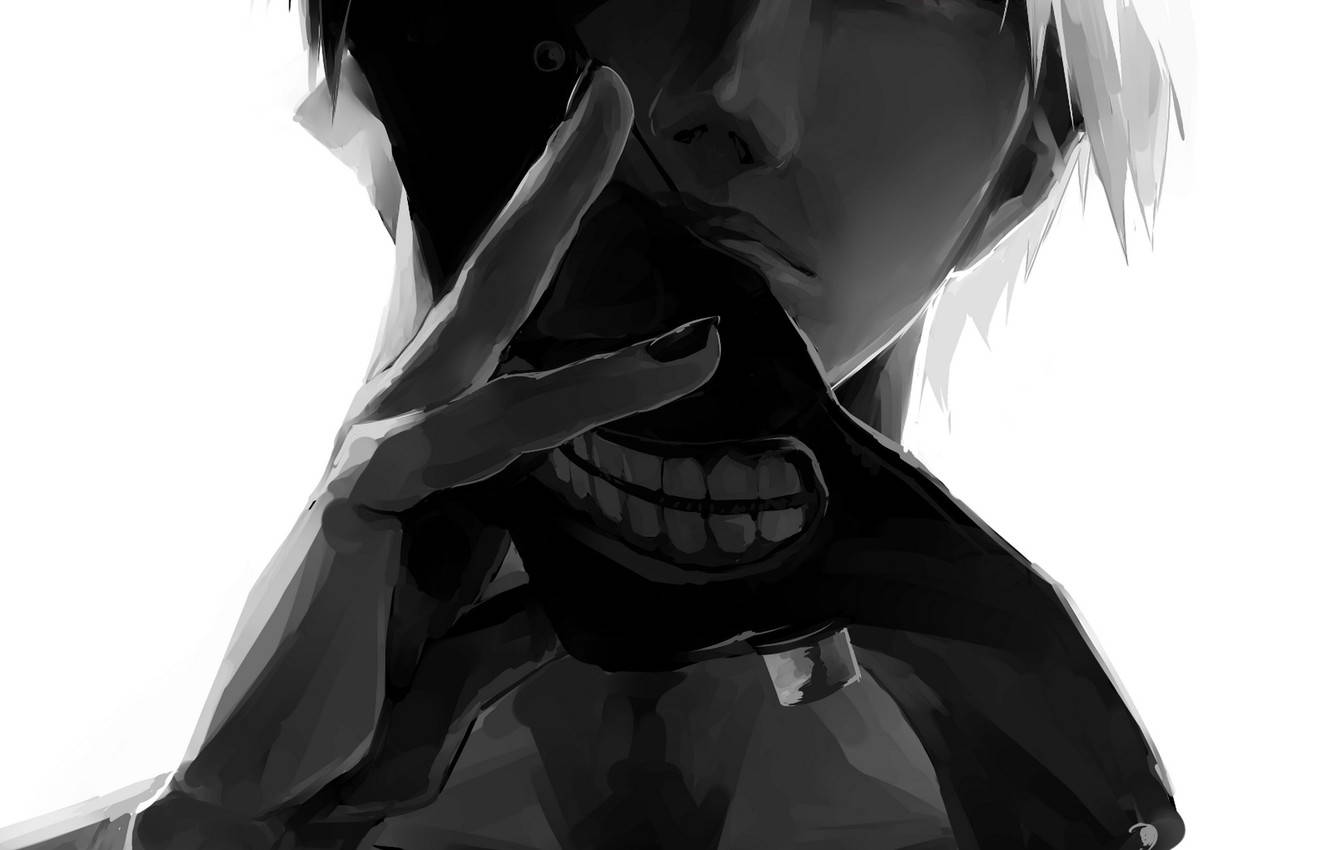 动漫男孩暗黑金木面具