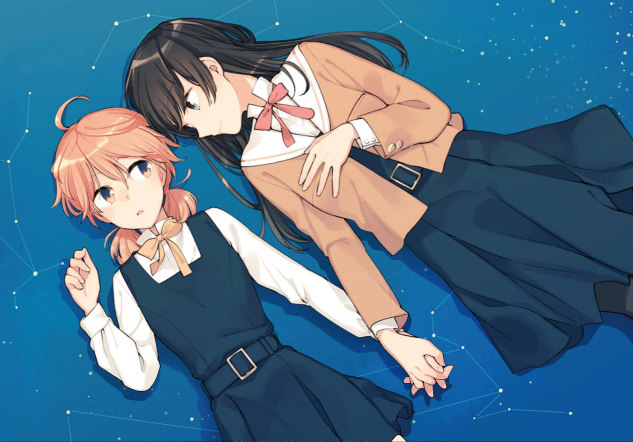 动漫百合星座艺术 壁纸