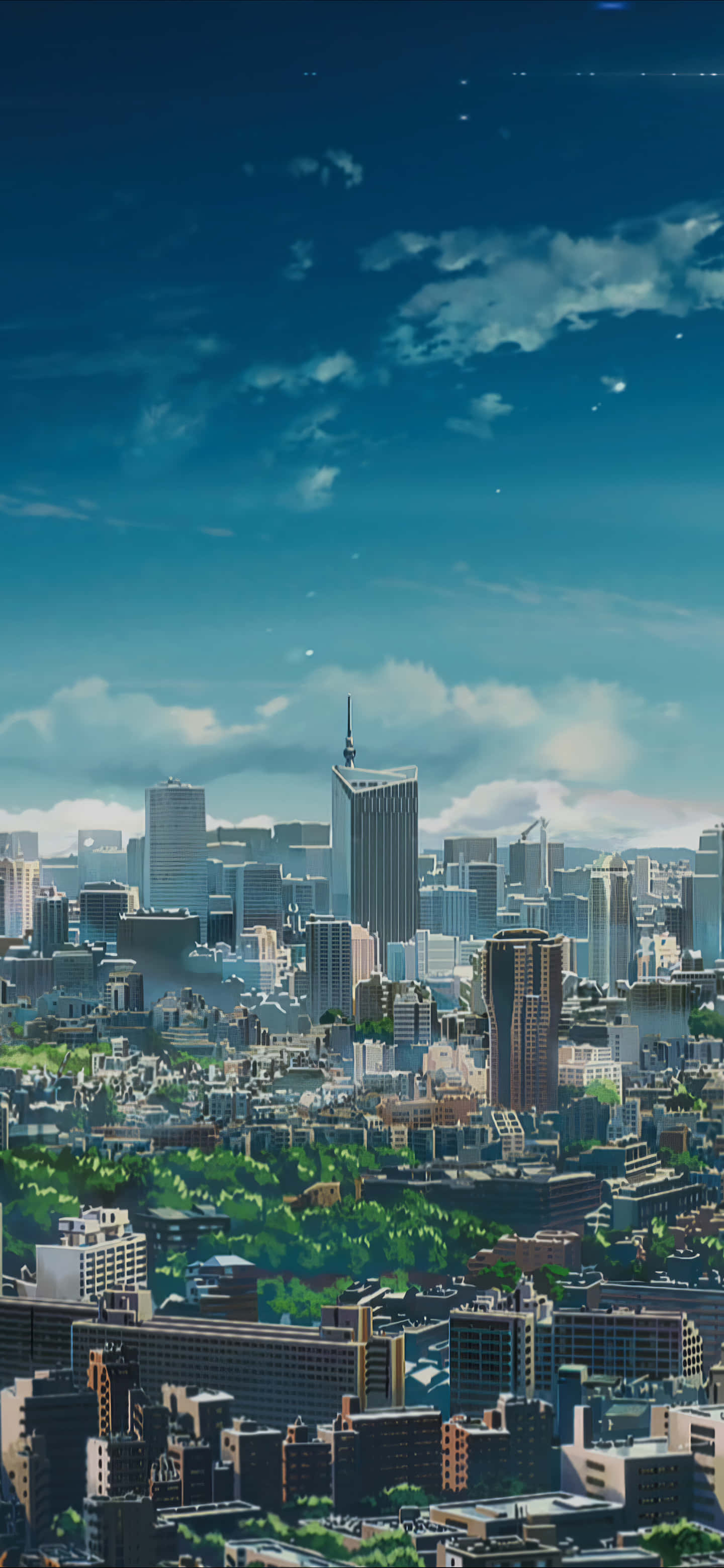 动画《你的名字》城市手机背景 壁纸