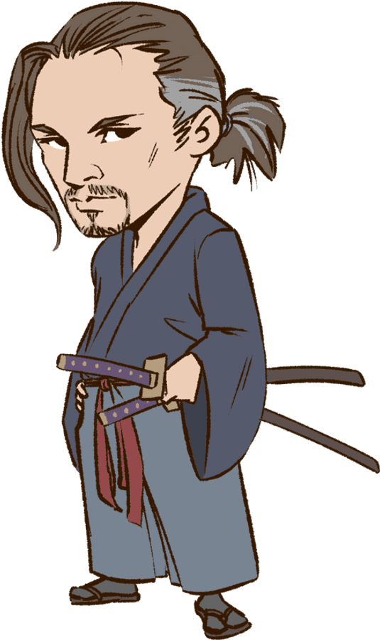 动画武士角色 壁纸