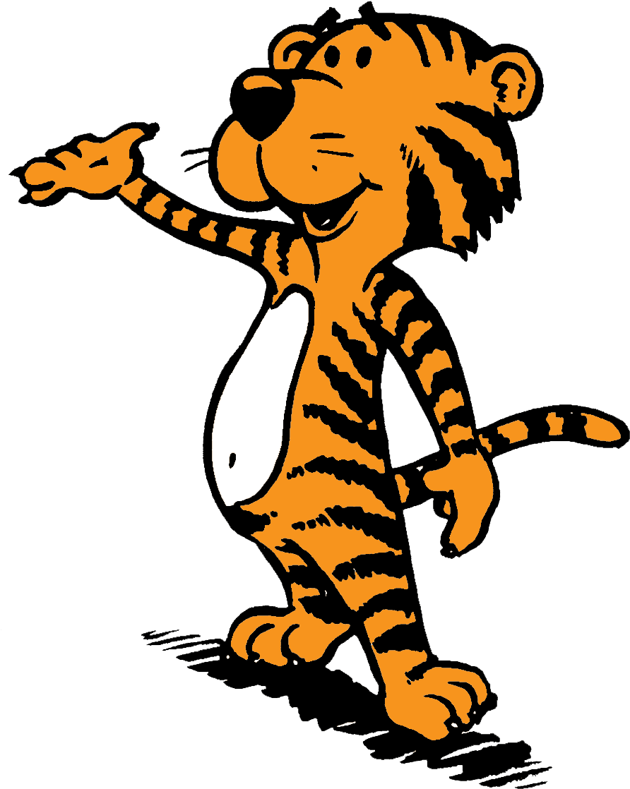 动画老虎角色行走 壁纸