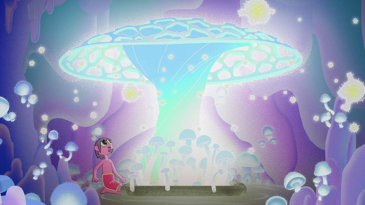午夜福音 发光蘑菇 壁纸