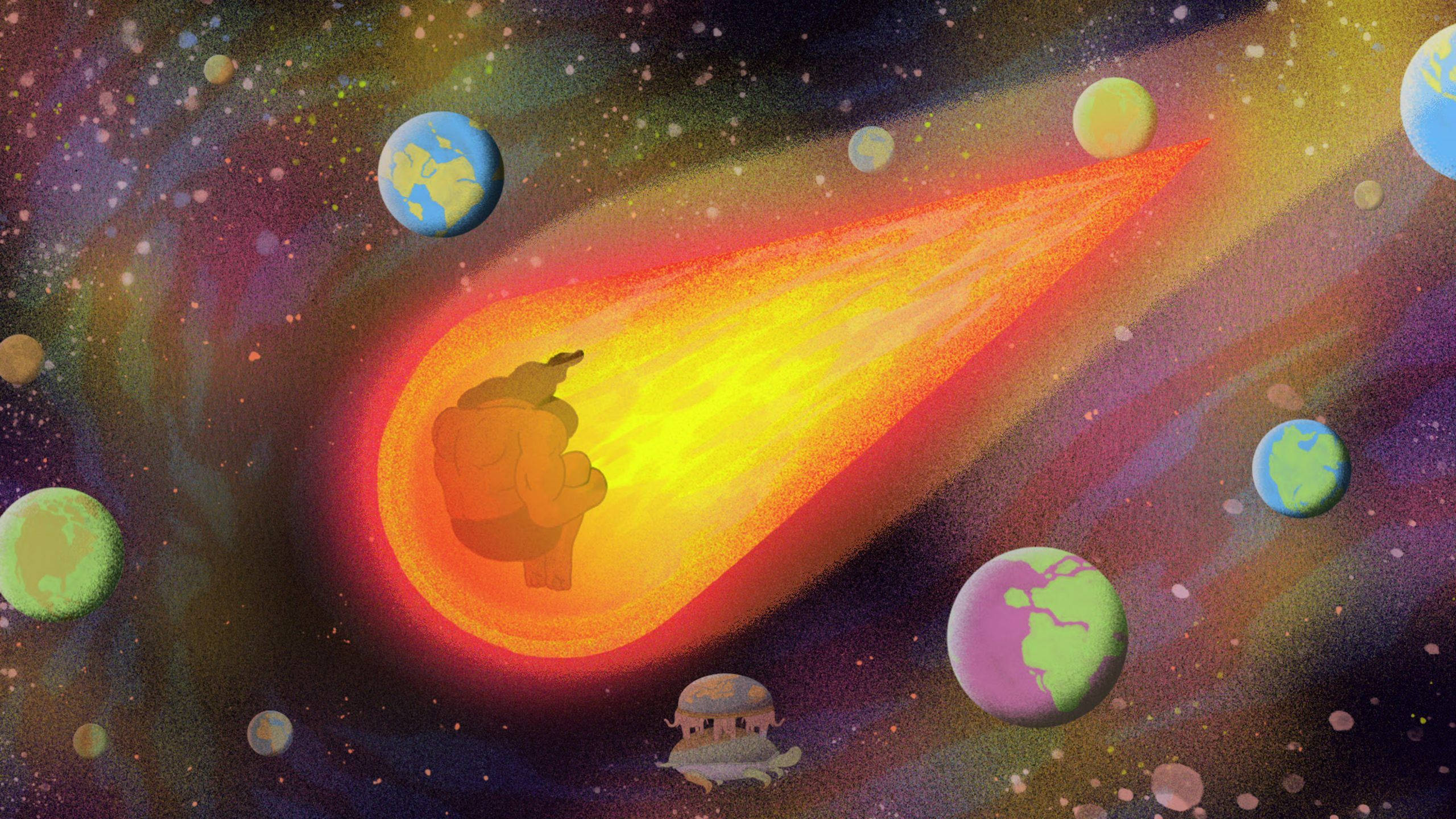 午夜福音 流星撞击 壁纸