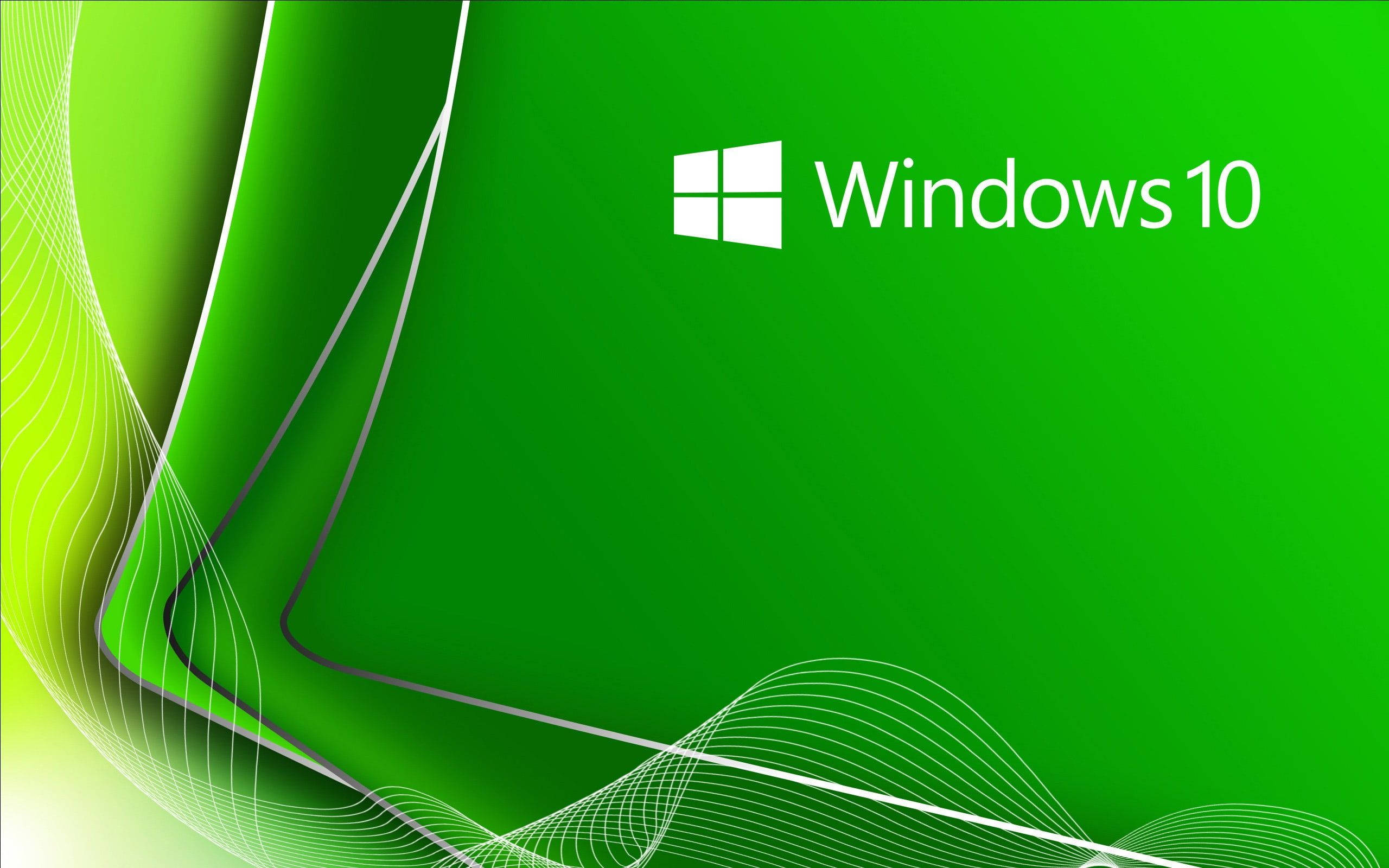 原版Windows 10绿色 壁纸