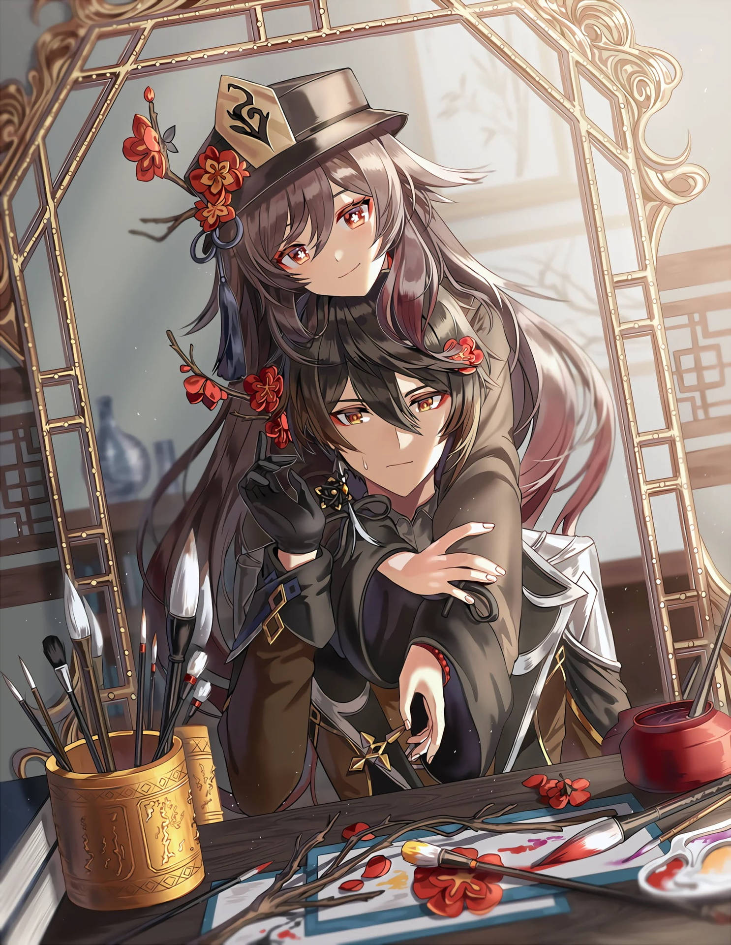 原神唯美动漫情侣