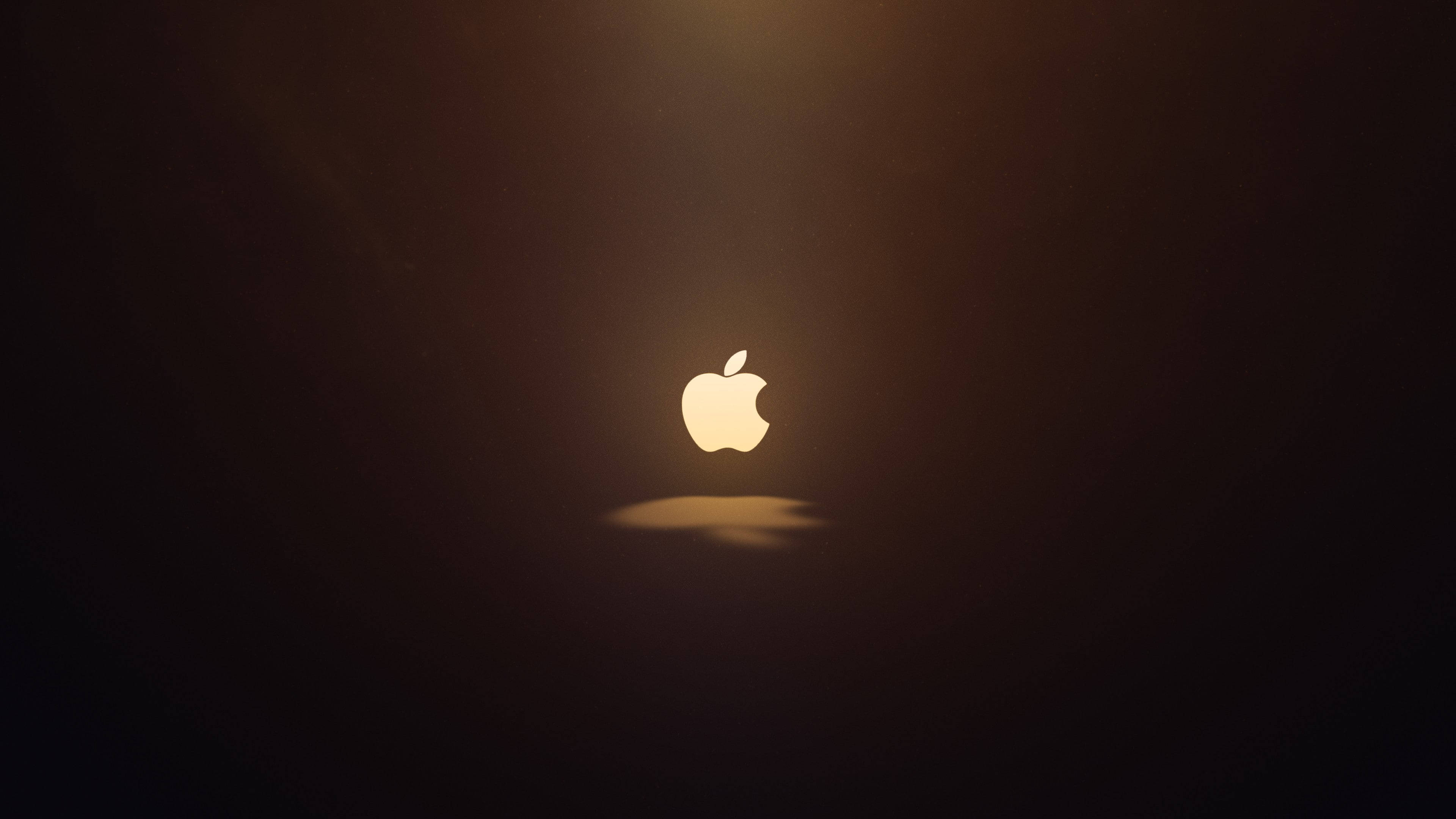 发光的苹果Logo Macbook Air 壁纸