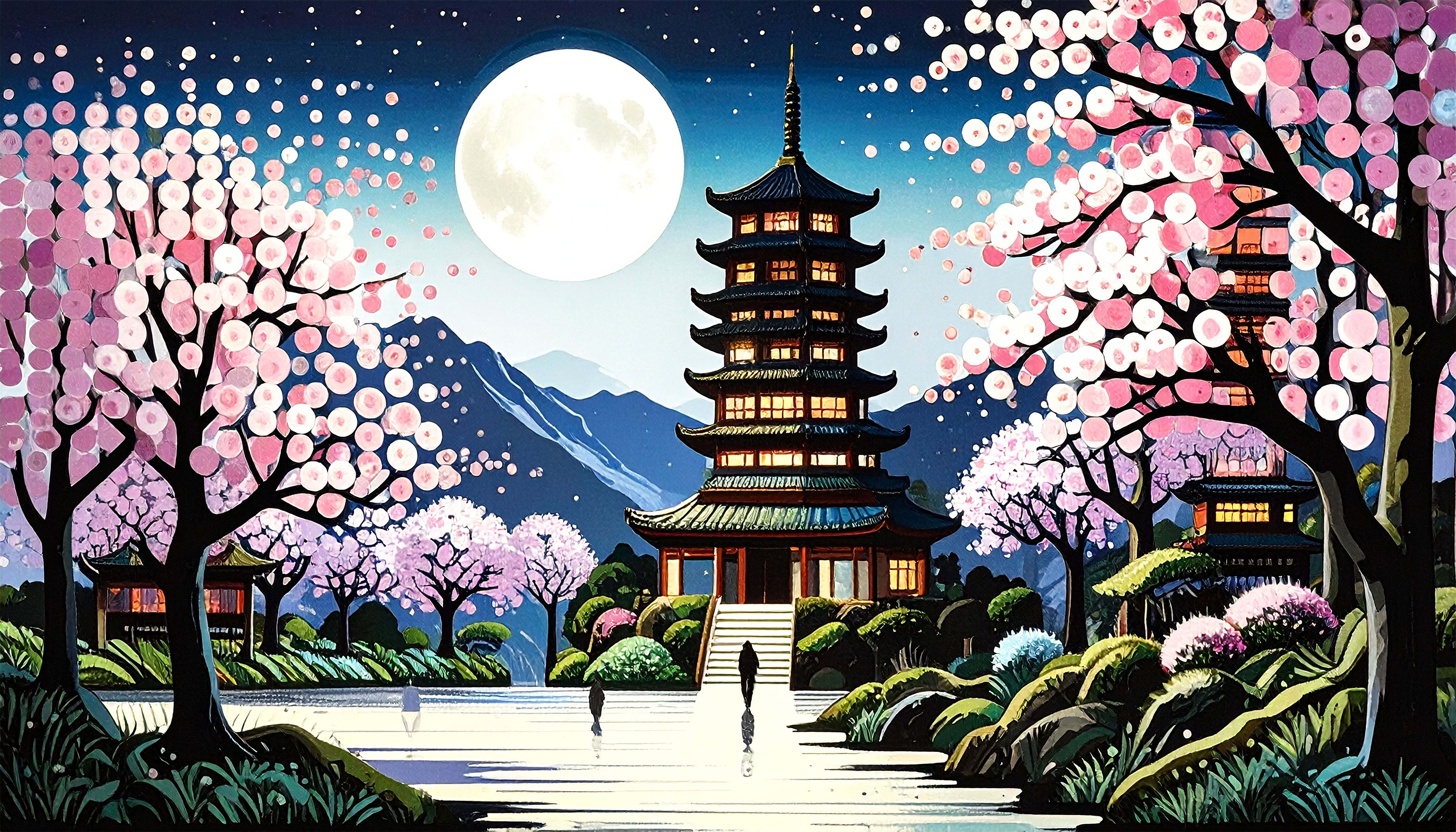 古韵建筑 壁纸
