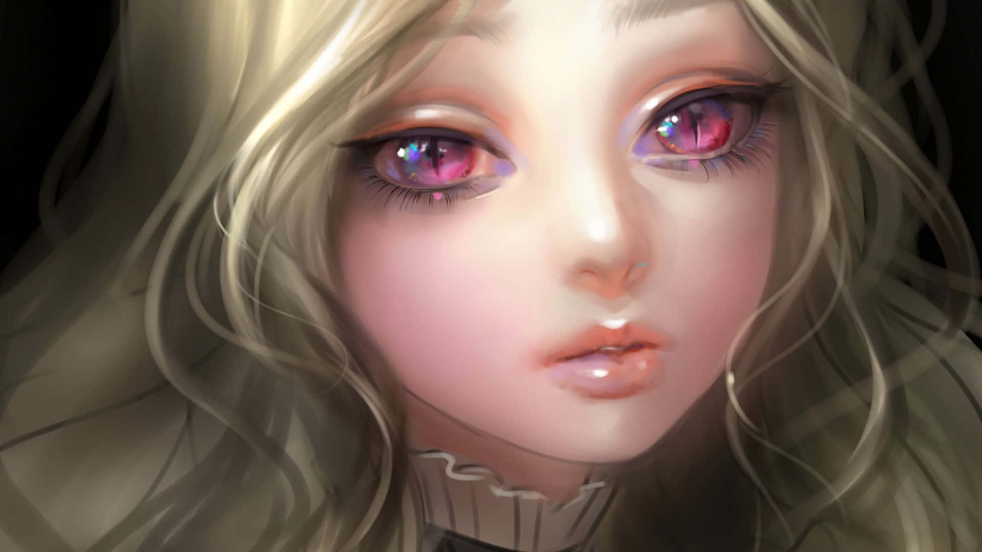 可爱3D动漫女孩 壁纸