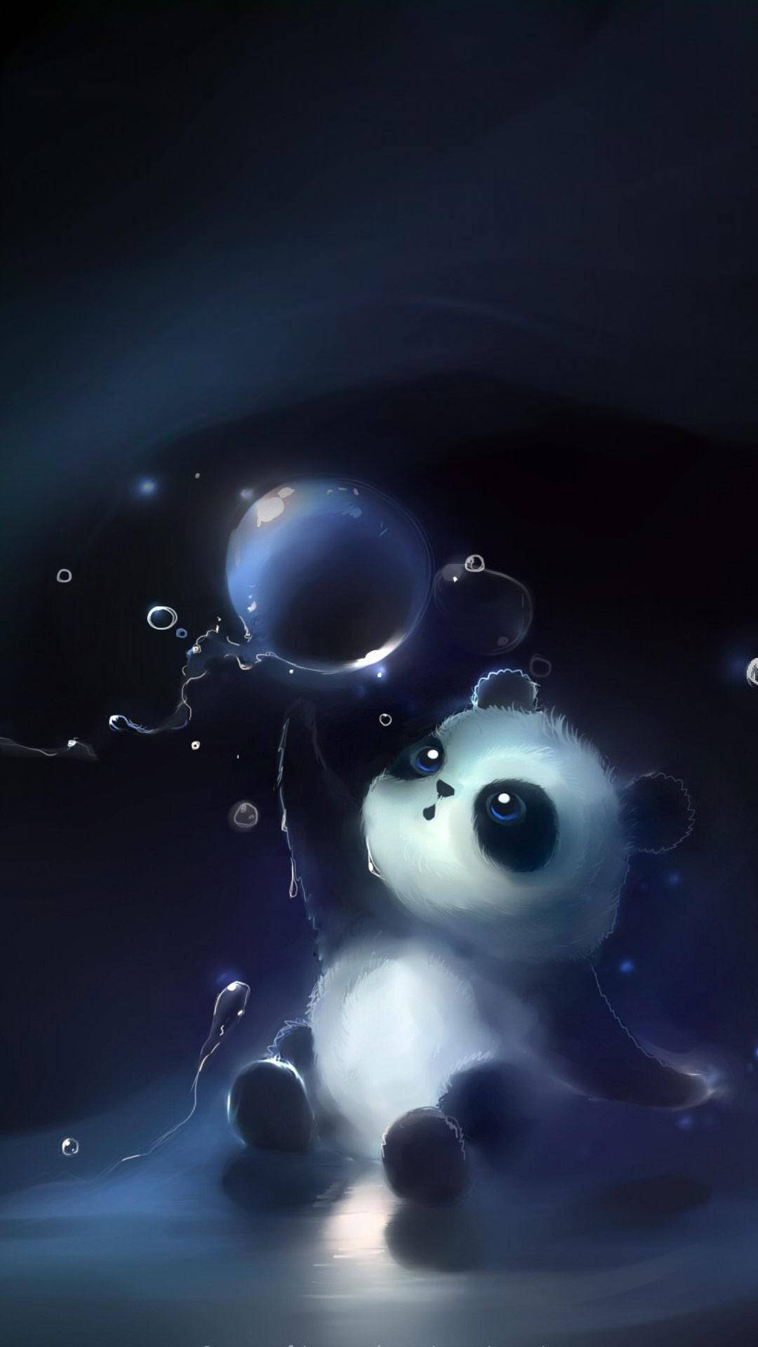 可爱3D熊猫手机壳 壁纸