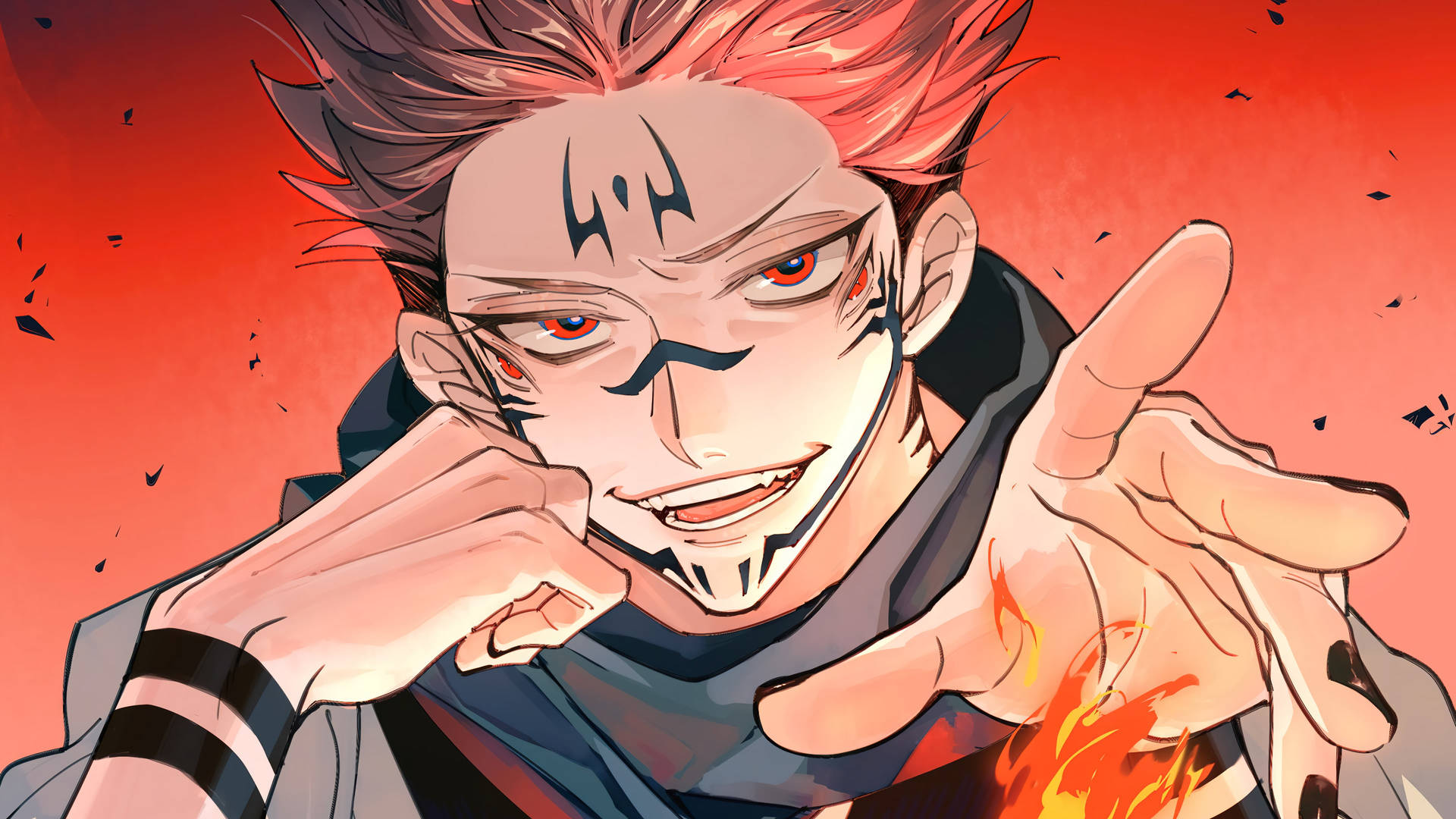 可爱动漫男孩宿傩 壁纸