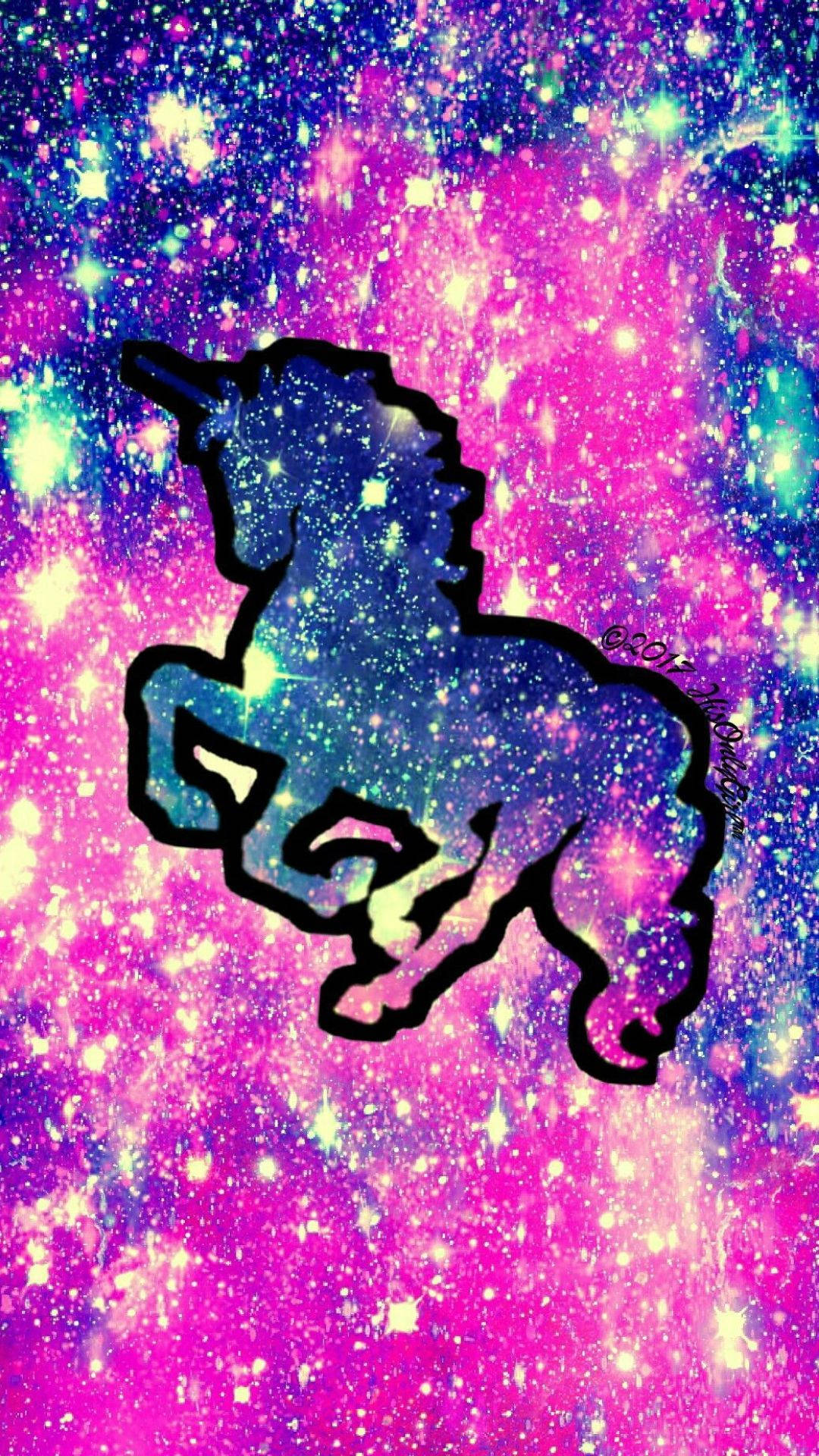 可爱星系中的独角兽 壁纸