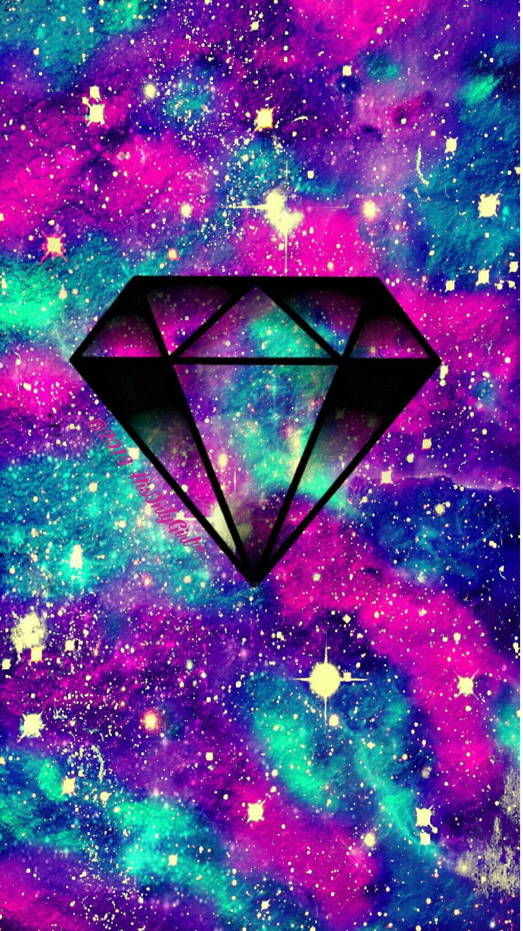 可爱星系中的钻石 壁纸