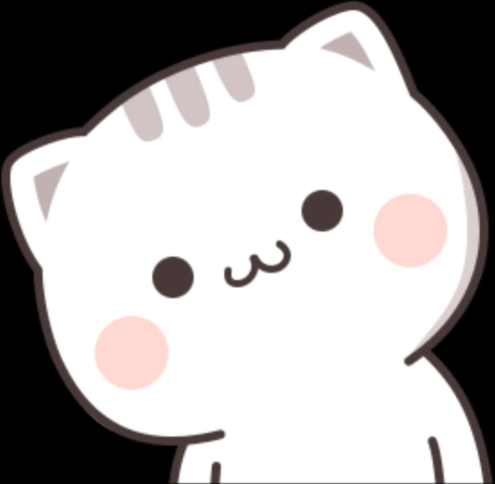 可爱猫咪贴纸 壁纸
