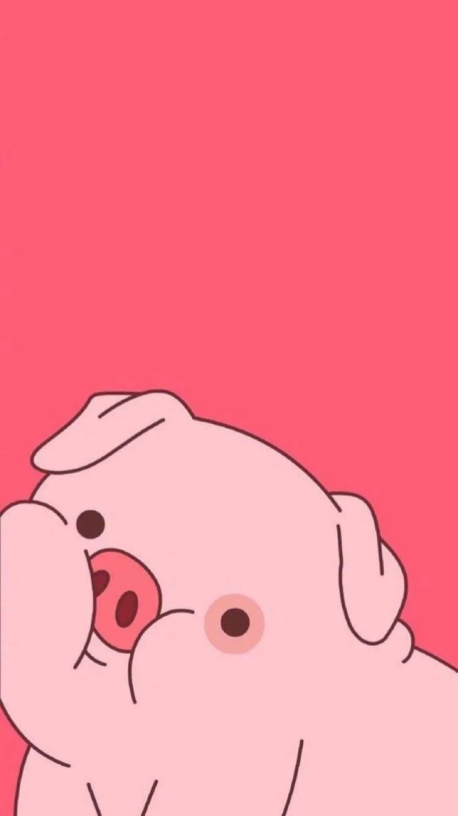 可爱粉猪艺术 壁纸