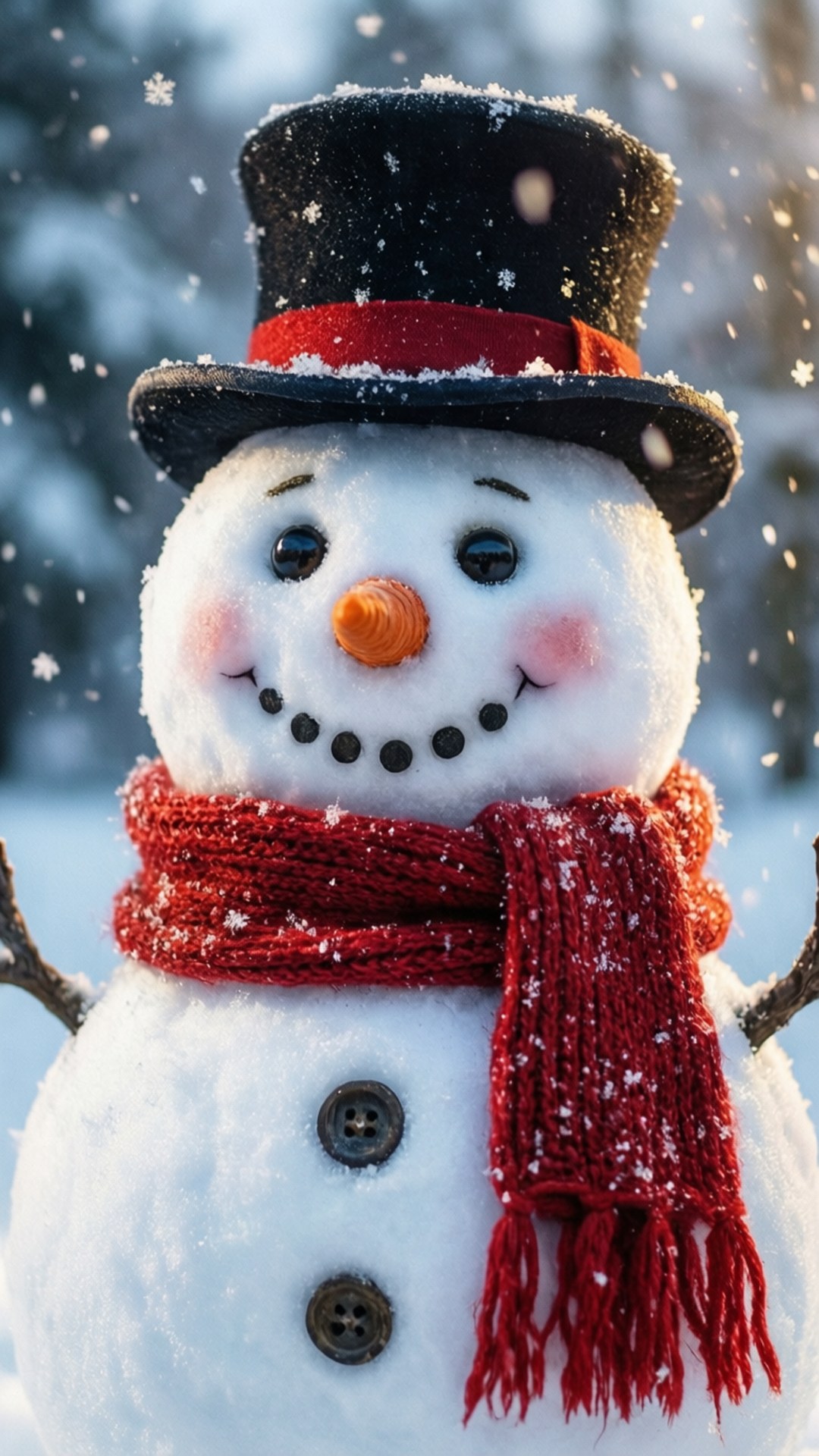 可爱雪人 壁纸