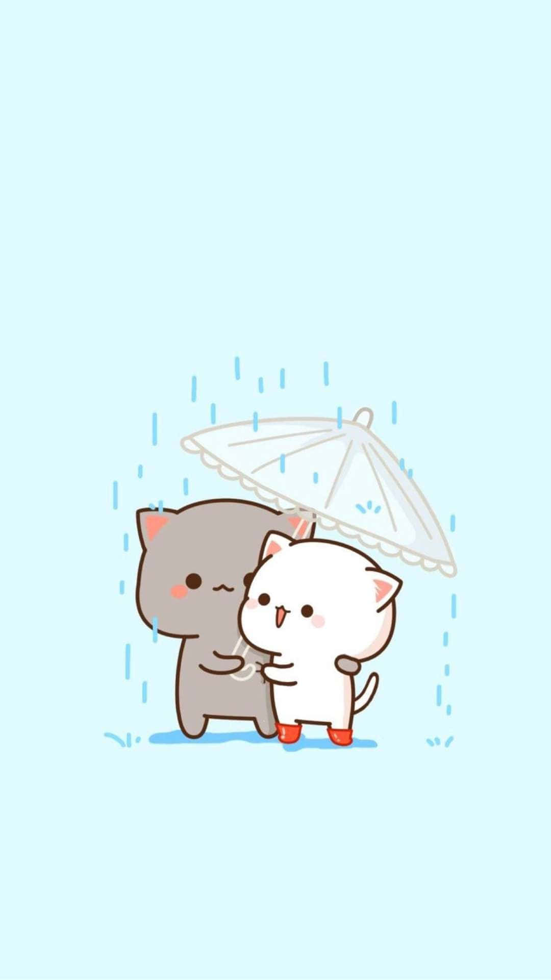 可爱麻糬动漫猫 壁纸