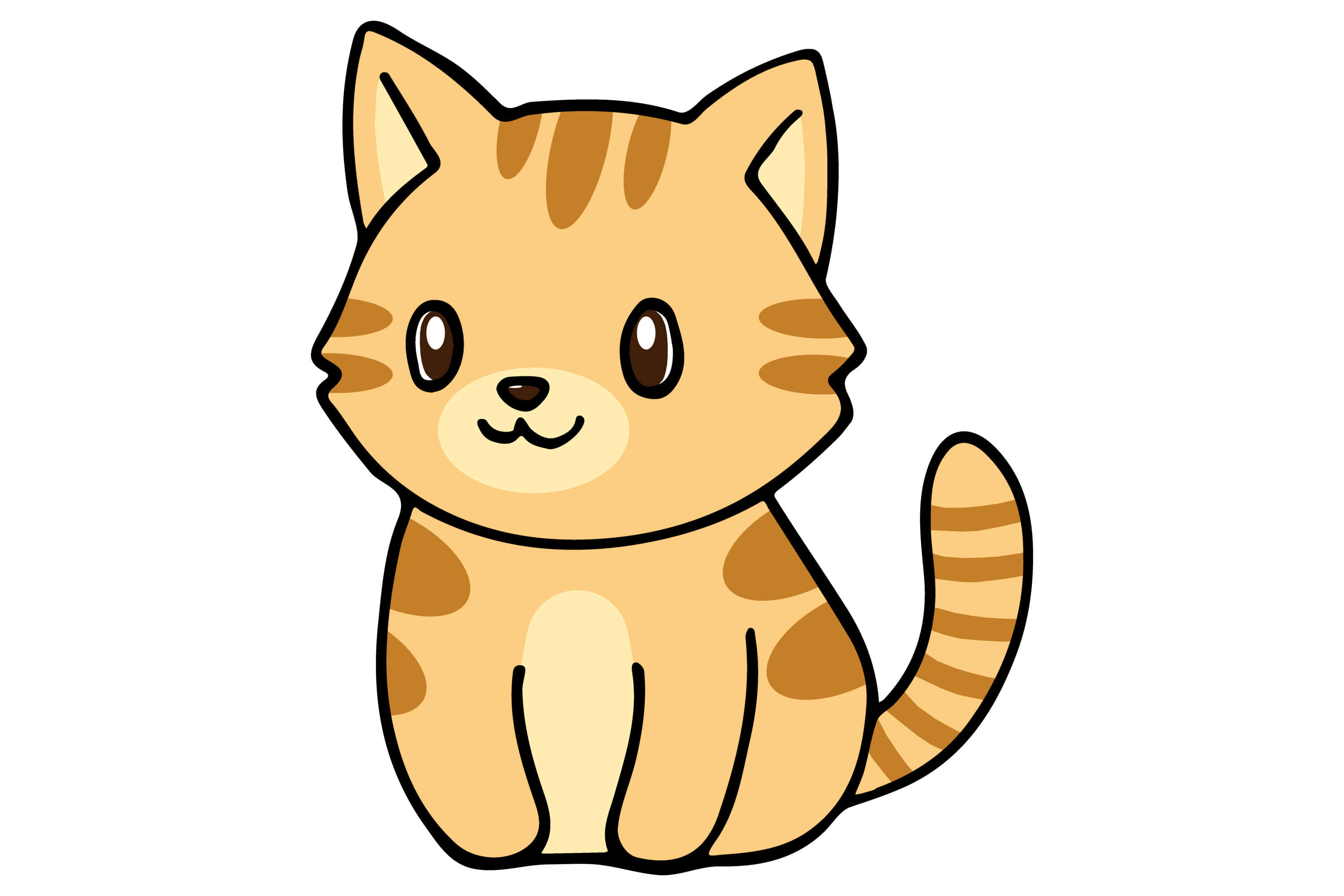“向卡通猫问好！” 壁纸