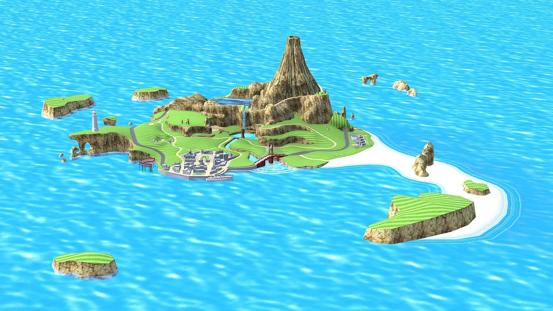 吸睛的Wuhu Island Wii Sports Resort 壁纸