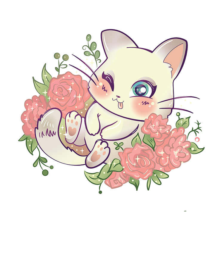 “和我的最爱小猫一起拥抱！” 壁纸