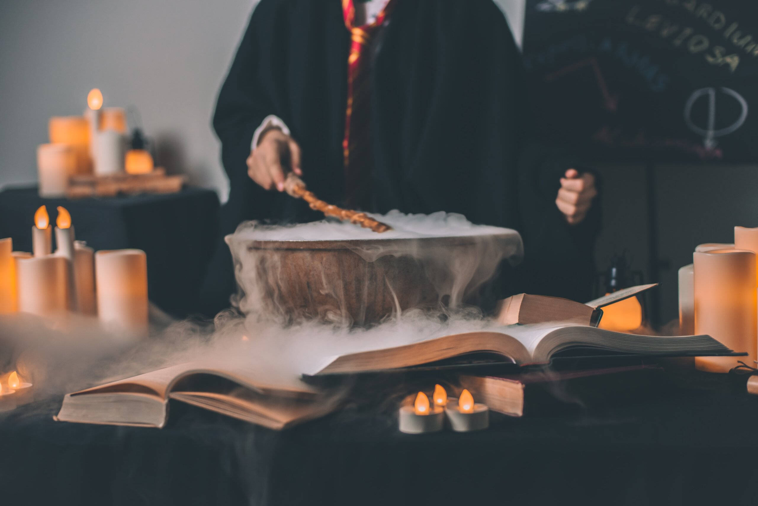 哈利波特巫师调配魔药美学照片 壁纸