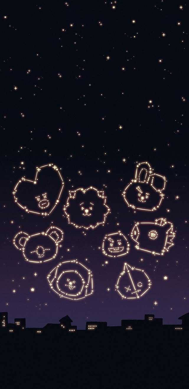 唯美BTS BT21星座 壁纸