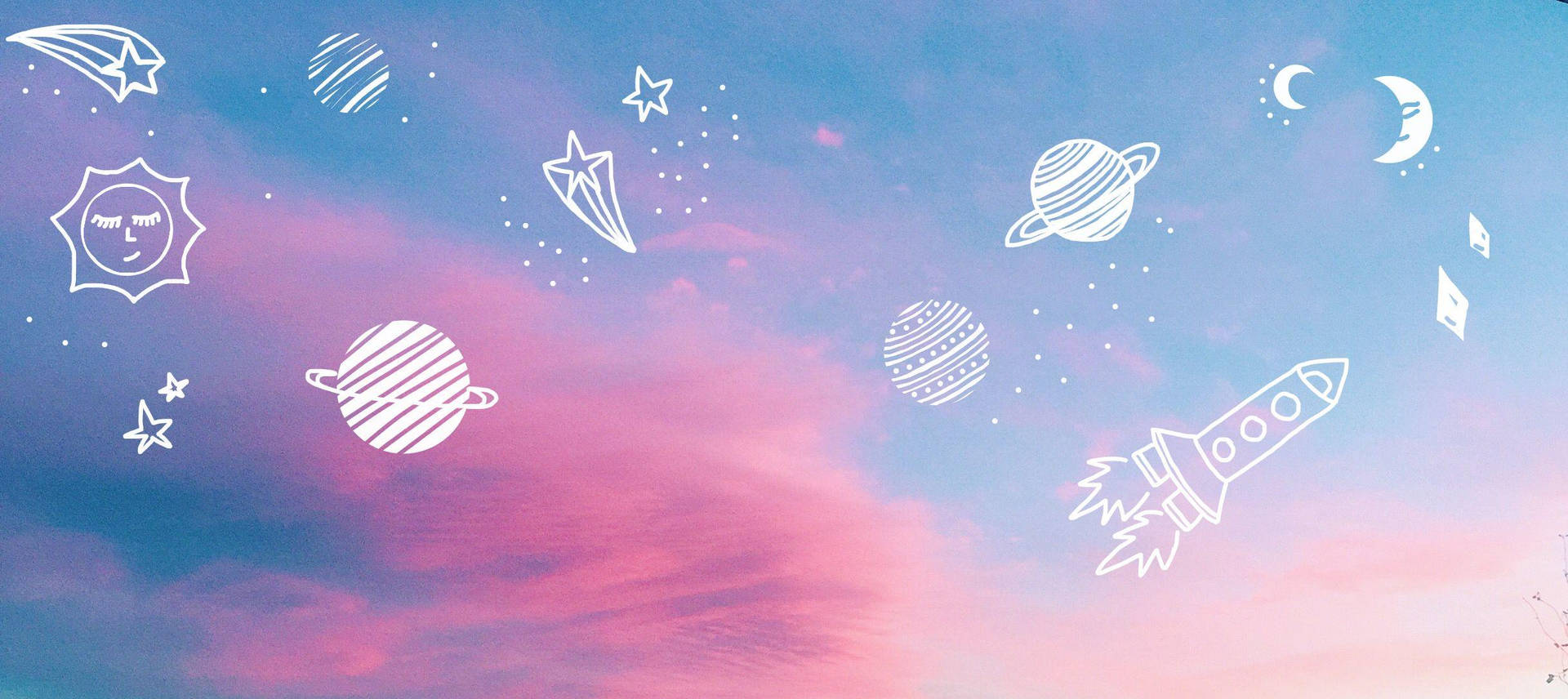 唯美MacBook星球艺术
