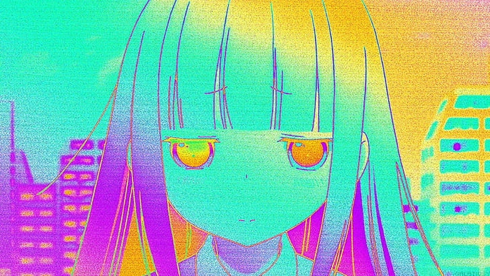 唯美动漫女孩艺术壁纸 壁纸