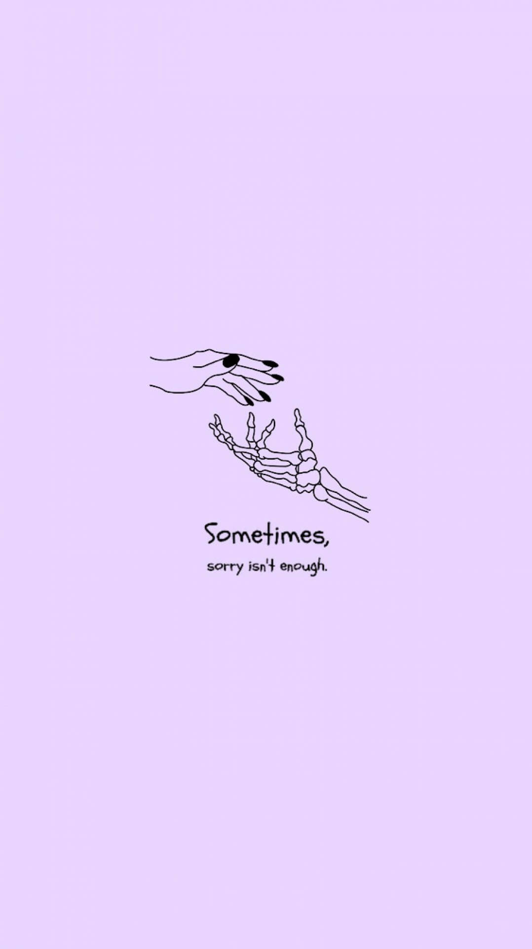唯美手绘淡紫Tumblr风格