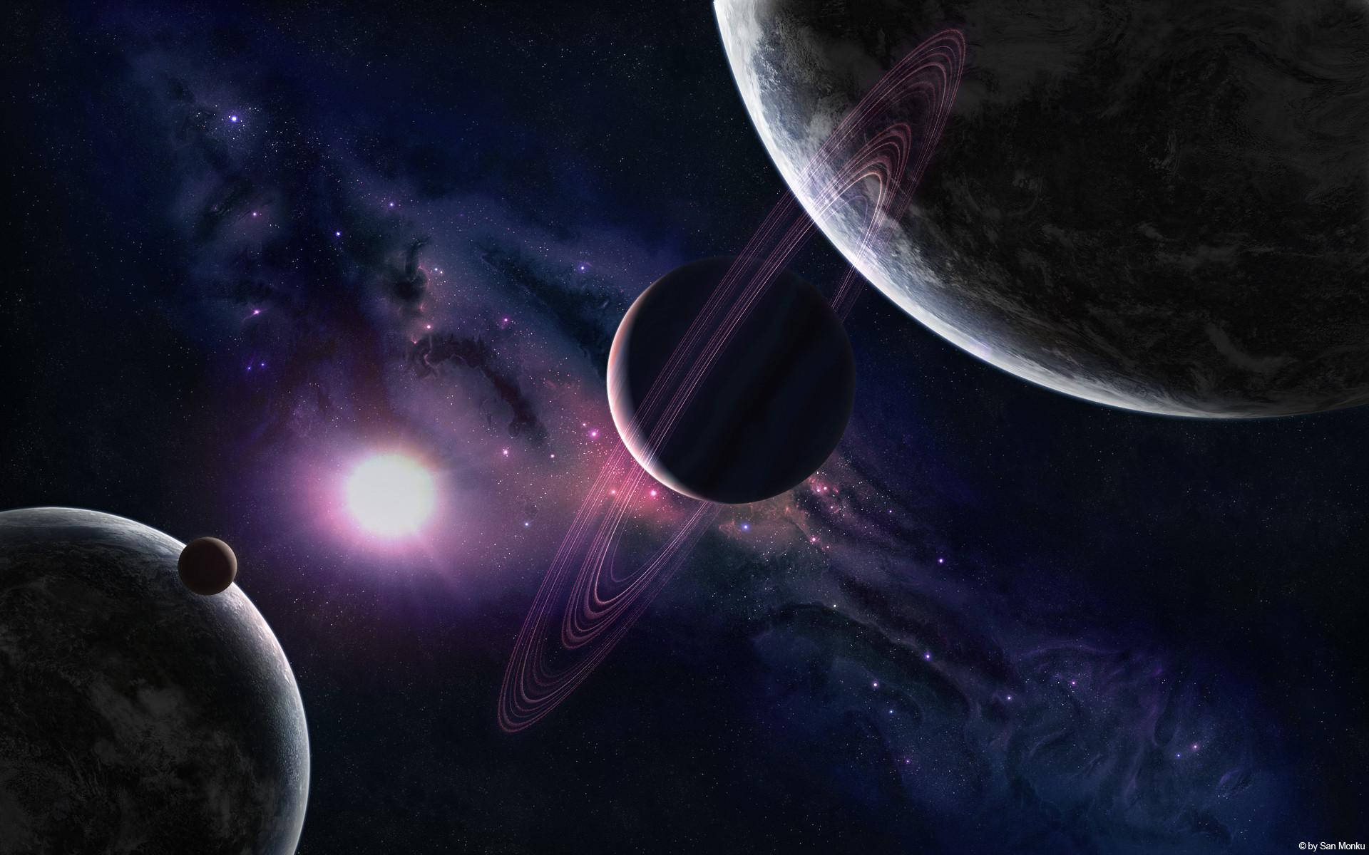 唯美星球笔记本电脑壁纸