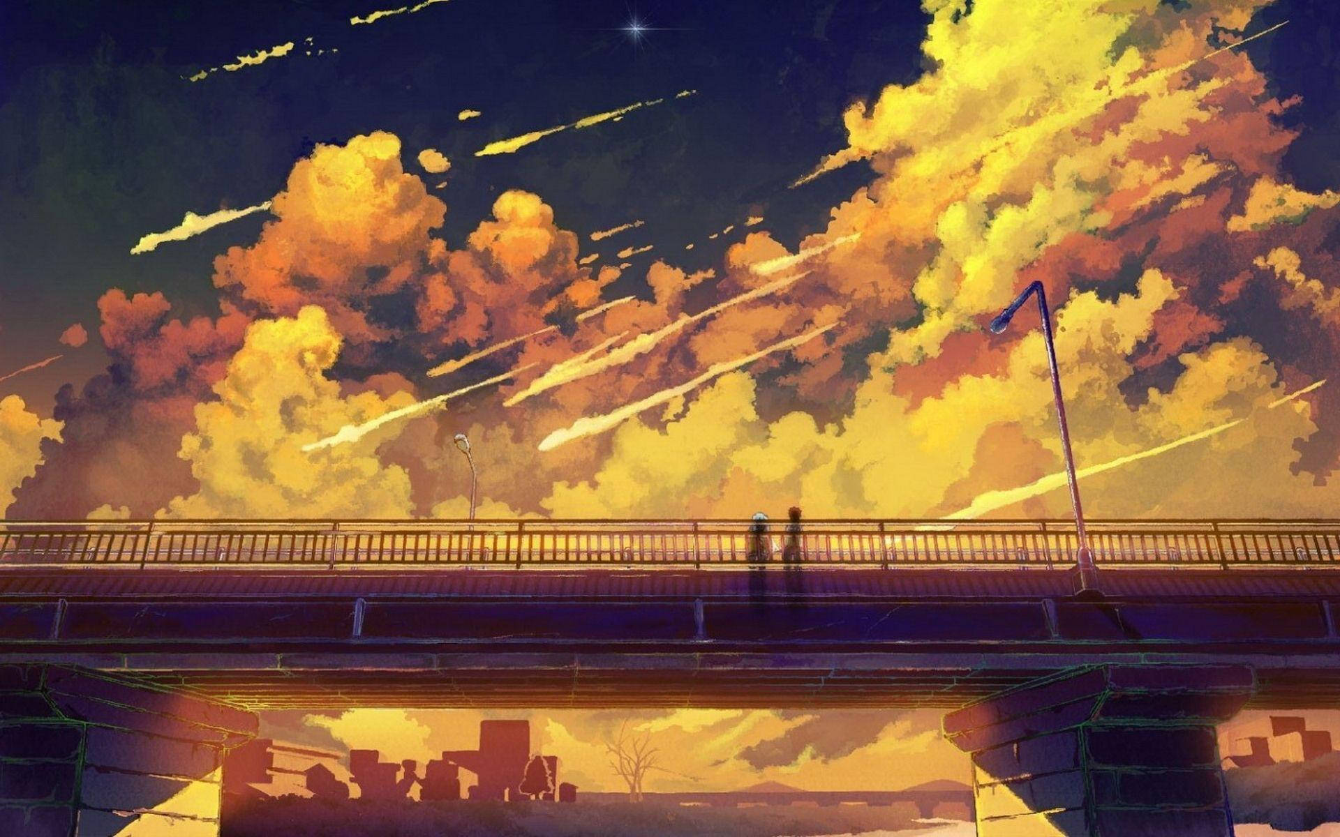 唯美艺术流星 壁纸