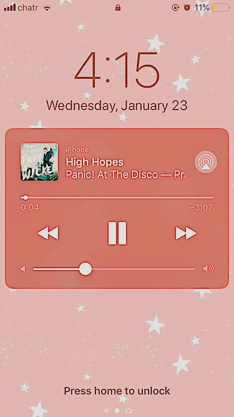 Panic! At The Disco《High Hopes》唯美音乐 — 粉色美学动图 壁纸